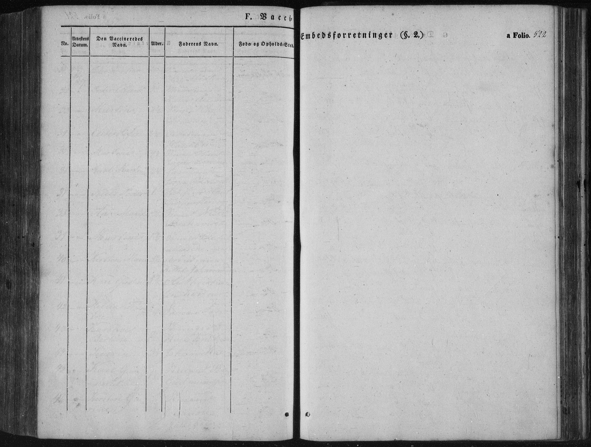 Porsgrunn kirkebøker , AV/SAKO-A-104/F/Fa/L0006: Parish register (official) no. 6, 1841-1857, p. 522