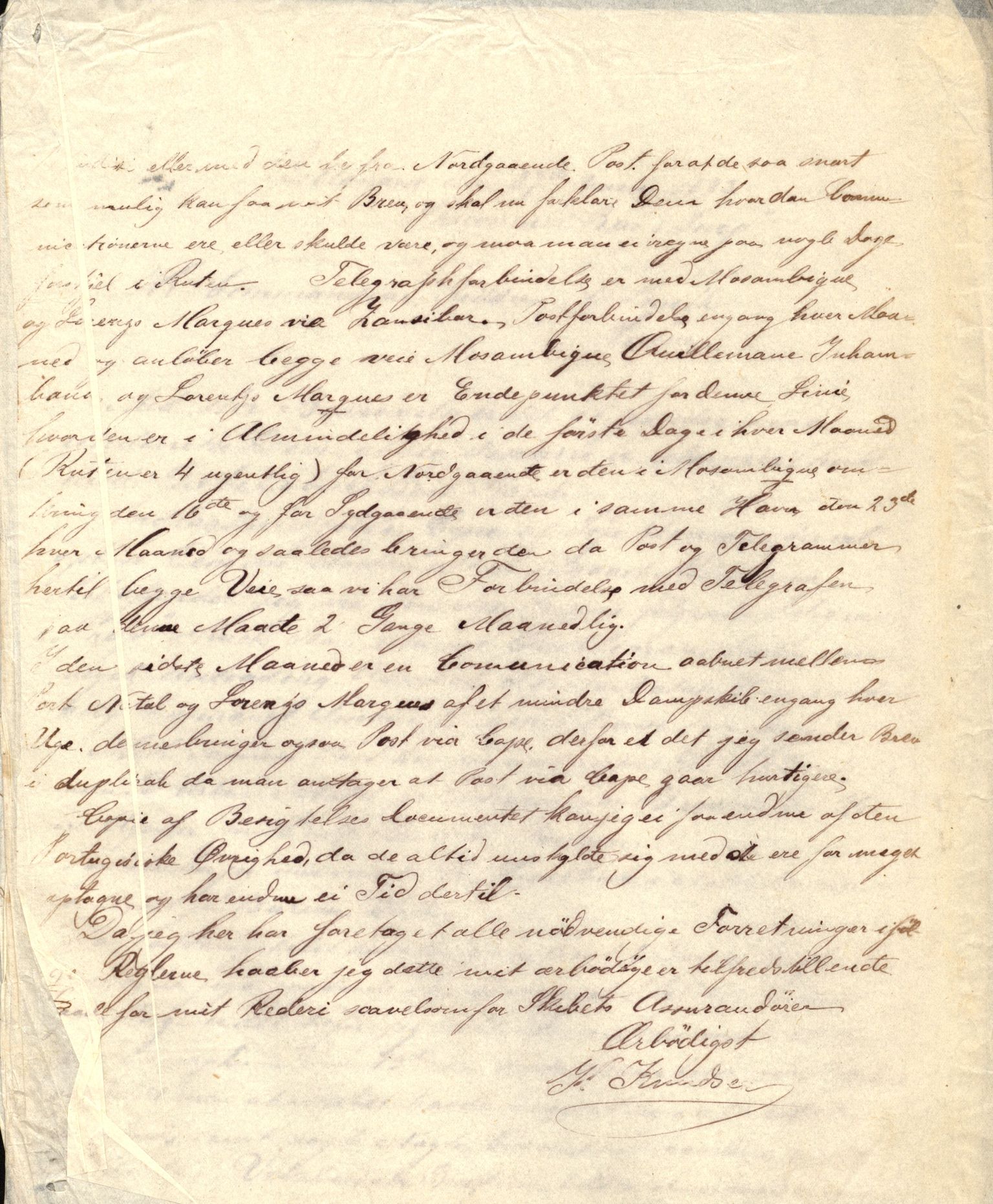 Pa 63 - Østlandske skibsassuranceforening, VEMU/A-1079/G/Ga/L0016/0015: Havaridokumenter / St. Lawrence, Poseidon, Snap, Josephine, Triton, 1883, p. 51