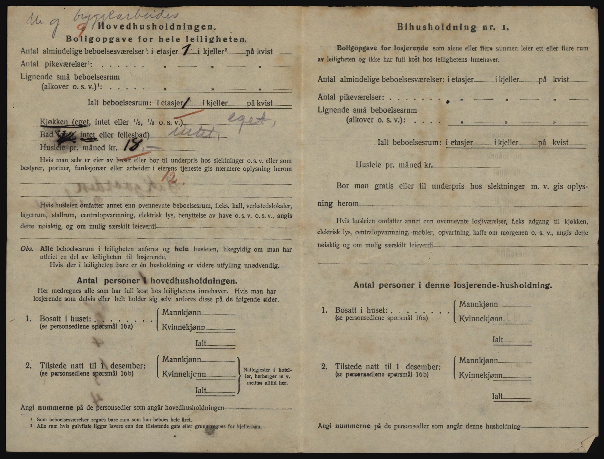 SATØ, 1920 census for Hammerfest, 1920, p. 1889