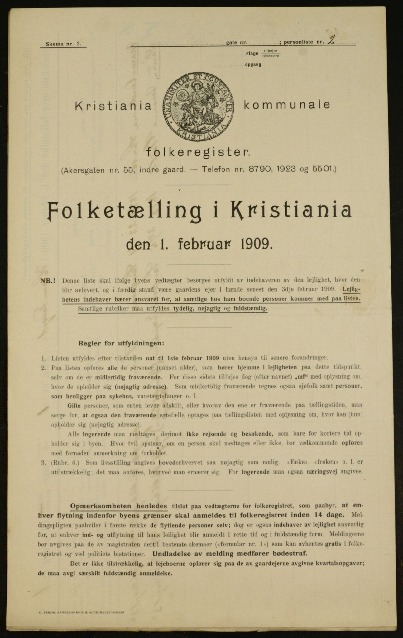 OBA, Municipal Census 1909 for Kristiania, 1909, p. 34978