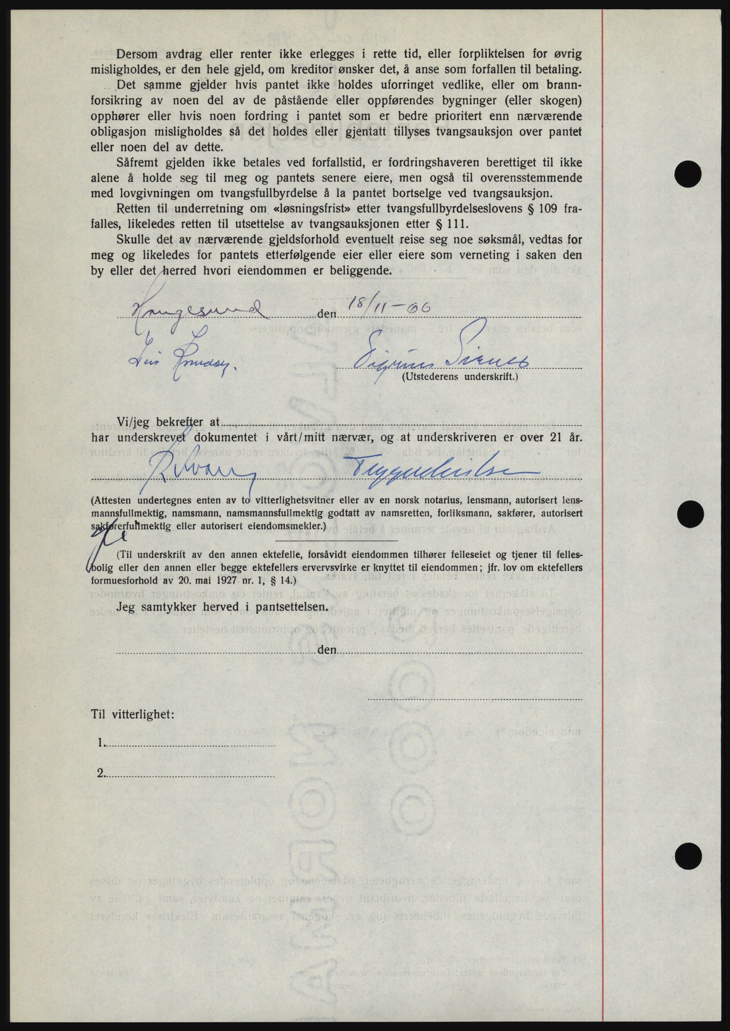Haugesund tingrett, SAST/A-101415/01/II/IIC/L0056: Mortgage book no. B 56, 1966-1967, Diary no: : 2545/1966