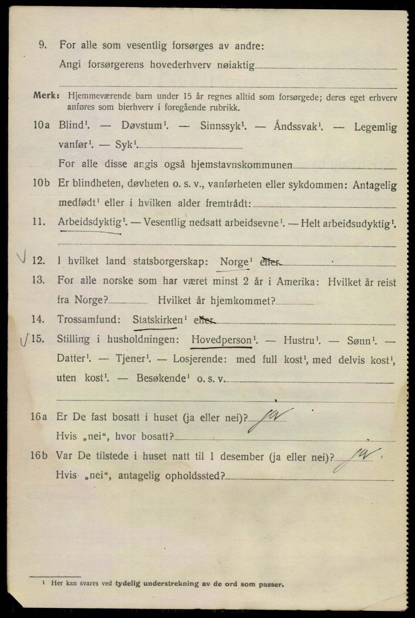 SAO, 1920 census for Kristiania, 1920, p. 595326