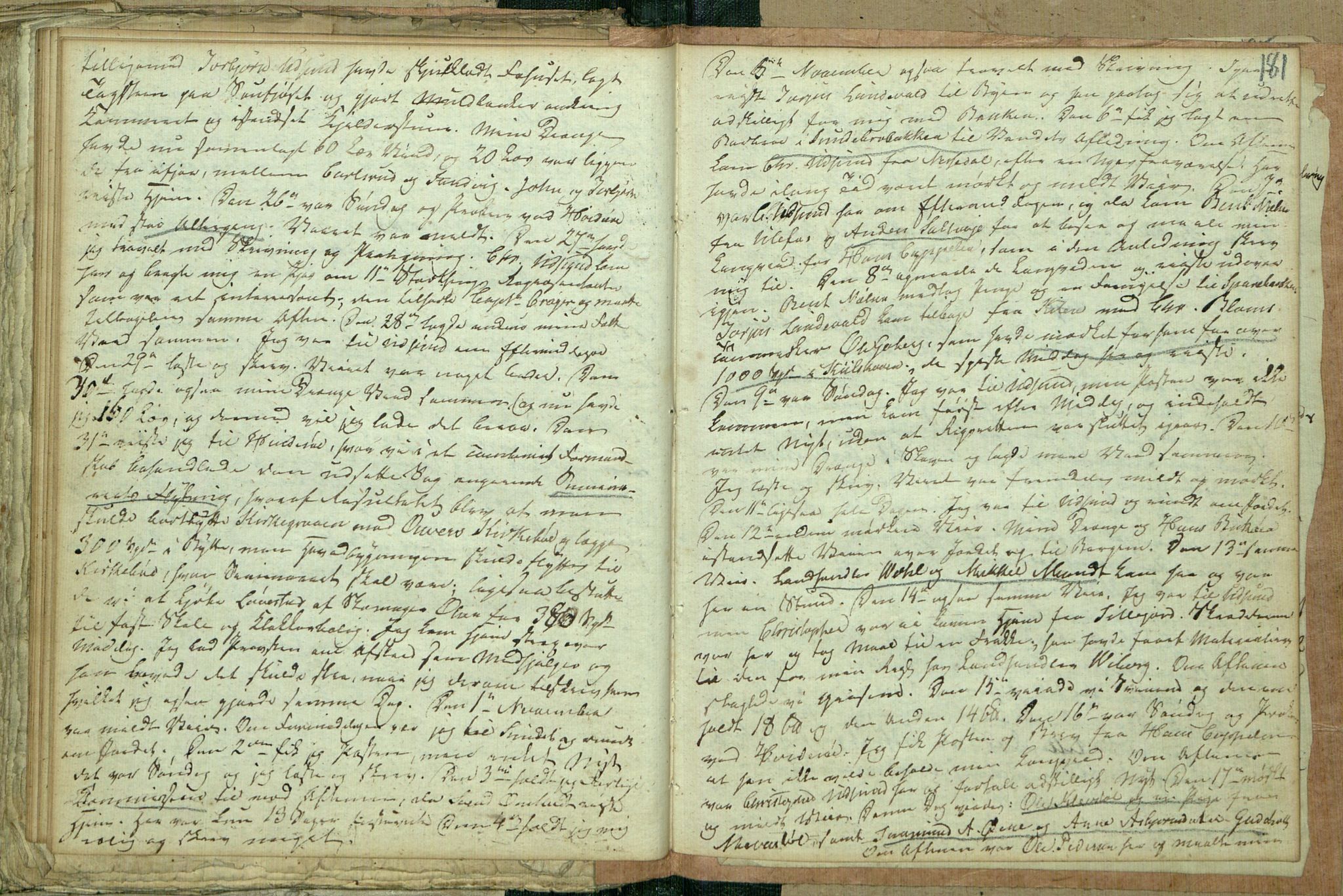 Rikard Berge, TEMU/TGM-A-1003/F/L0007/0016: 251-299 / 266 Dagbok for Ole Blom, 1803-1806, p. 180-181