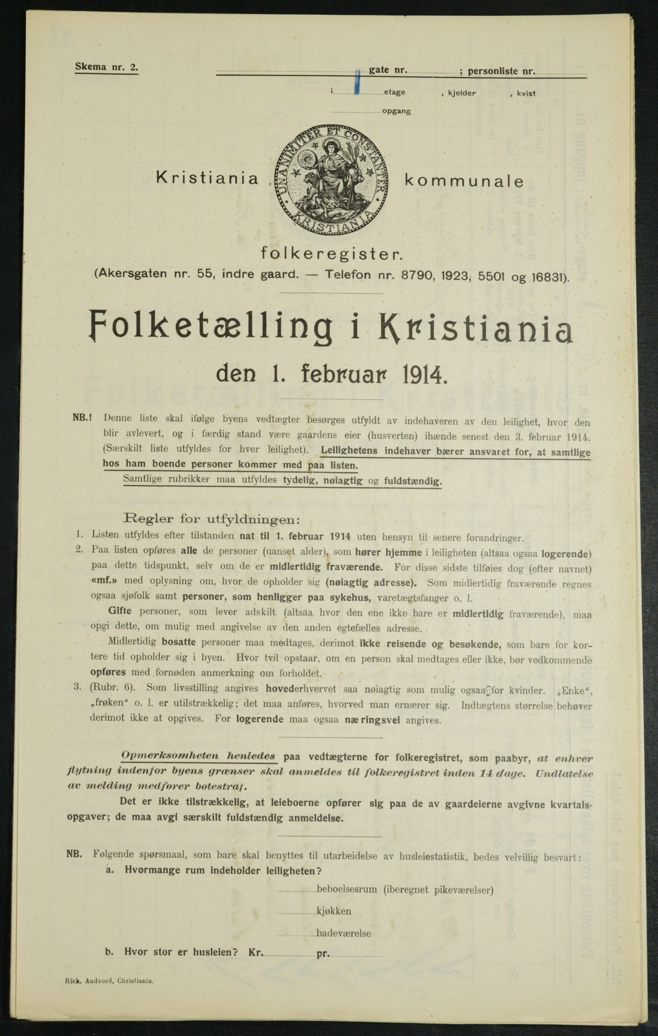 OBA, Municipal Census 1914 for Kristiania, 1914, p. 26814