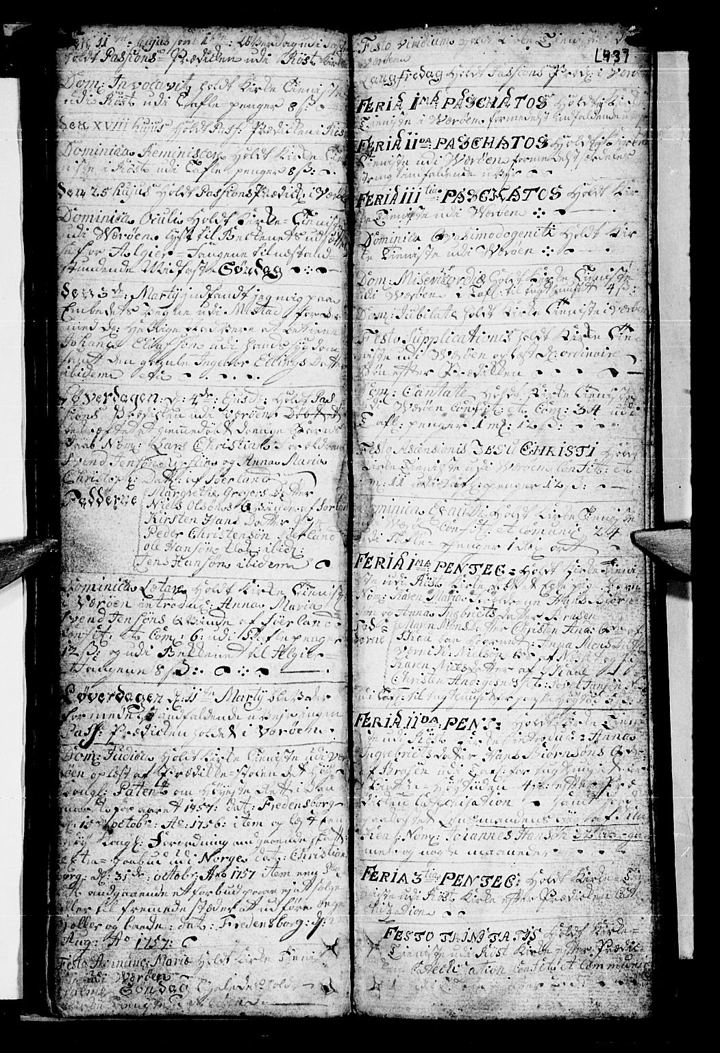 Ministerialprotokoller, klokkerbøker og fødselsregistre - Nordland, SAT/A-1459/807/L0118: Parish register (official) no. 807A01, 1752-1798, p. 42-43