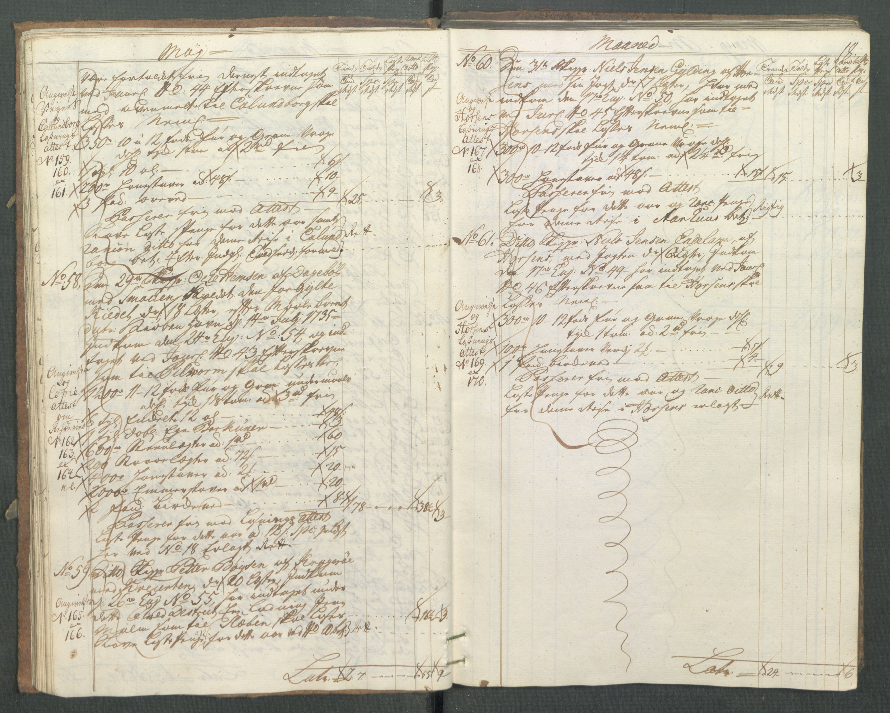 Generaltollkammeret, tollregnskaper, AV/RA-EA-5490/R13/L0021/0001: Tollregnskaper Kragerø / Utgående hovedtollbok, 1756, p. 17b-18a