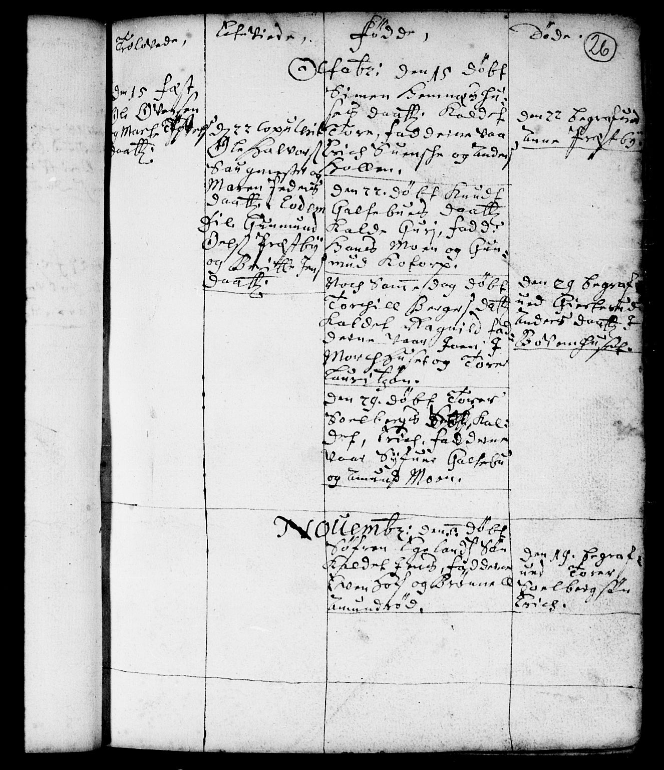 Spydeberg prestekontor Kirkebøker, SAO/A-10924/F/Fa/L0001: Parish register (official) no. I 1, 1696-1738, p. 26