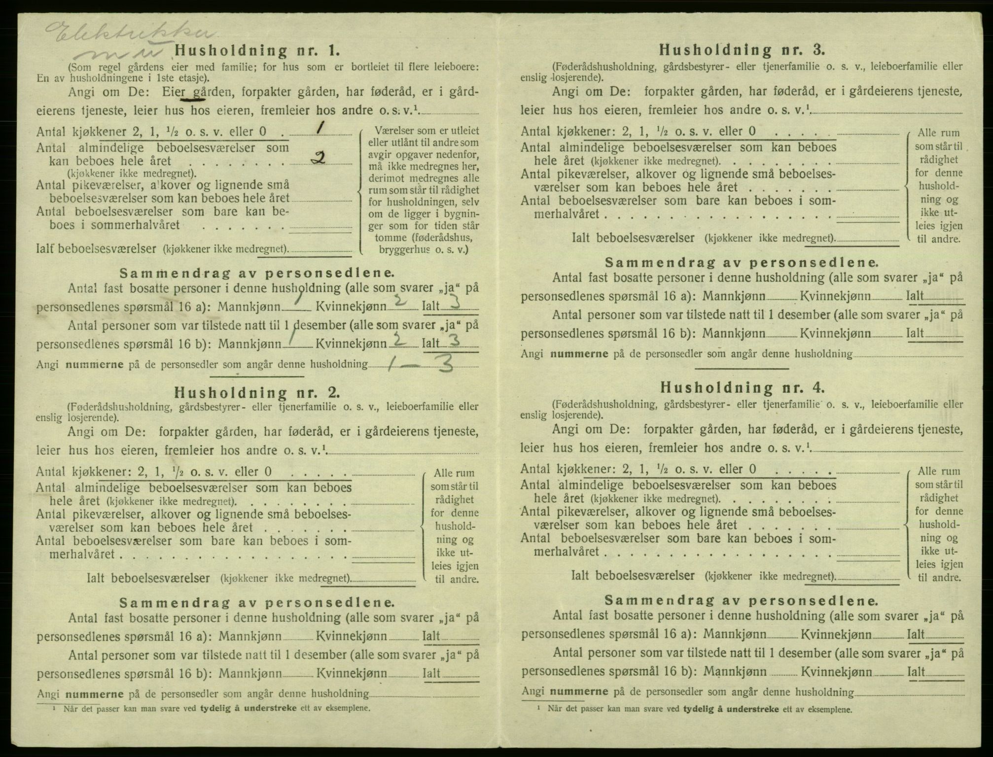 SAB, 1920 census for Laksevåg, 1920, p. 1192