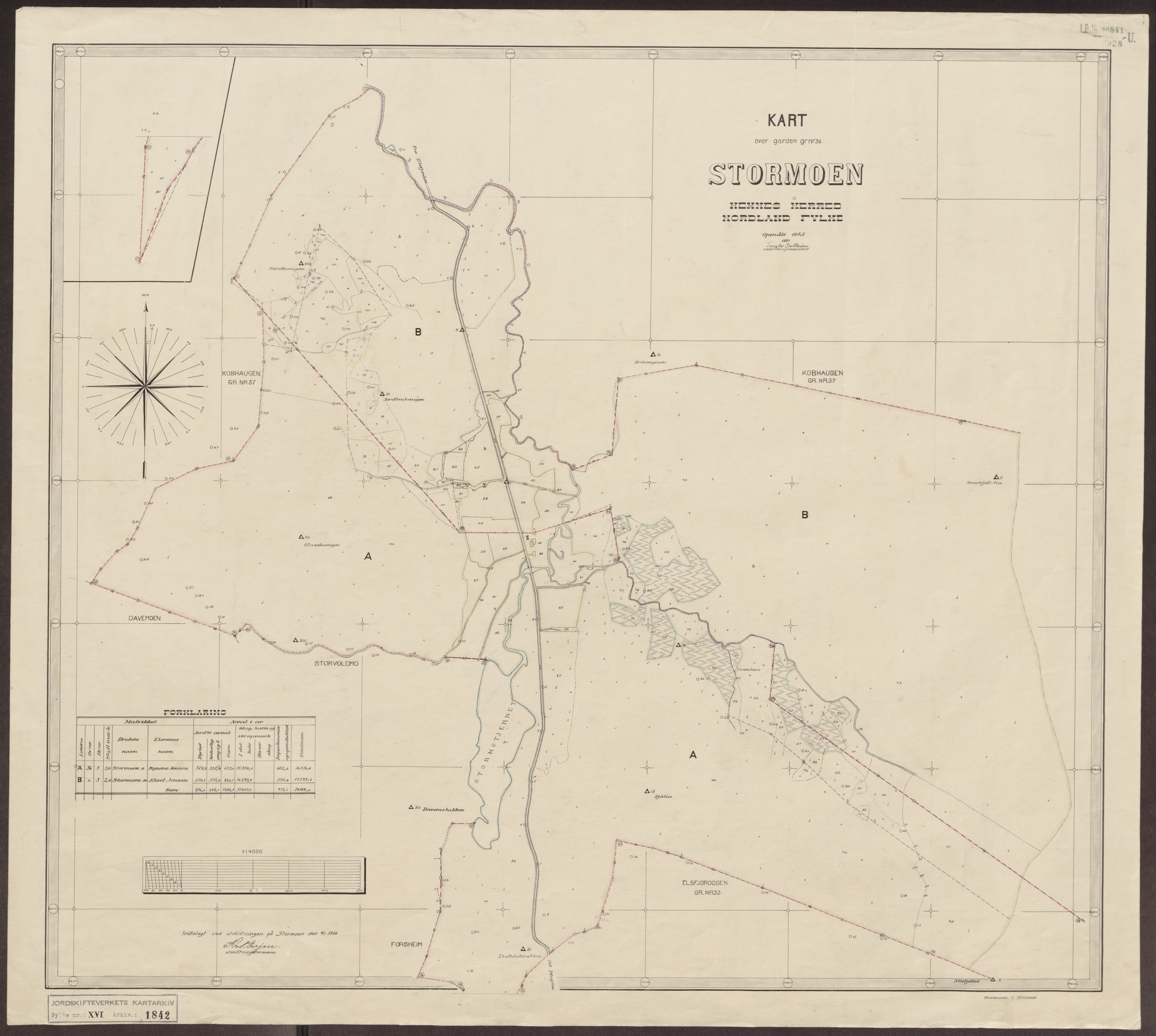 Jordskifteverkets kartarkiv, RA/S-3929/T, 1859-1988, p. 2228