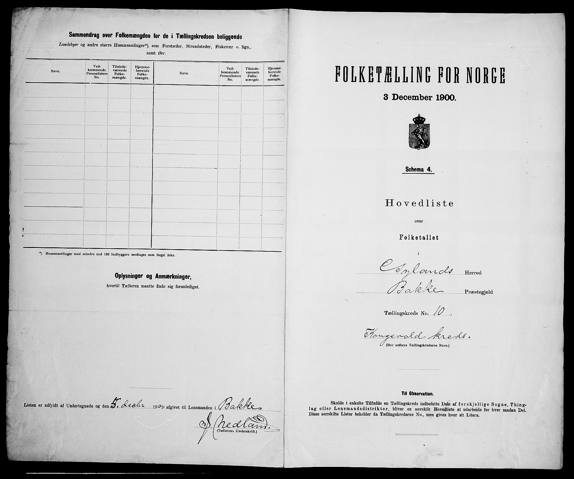 SAK, 1900 census for Gyland, 1900, p. 36