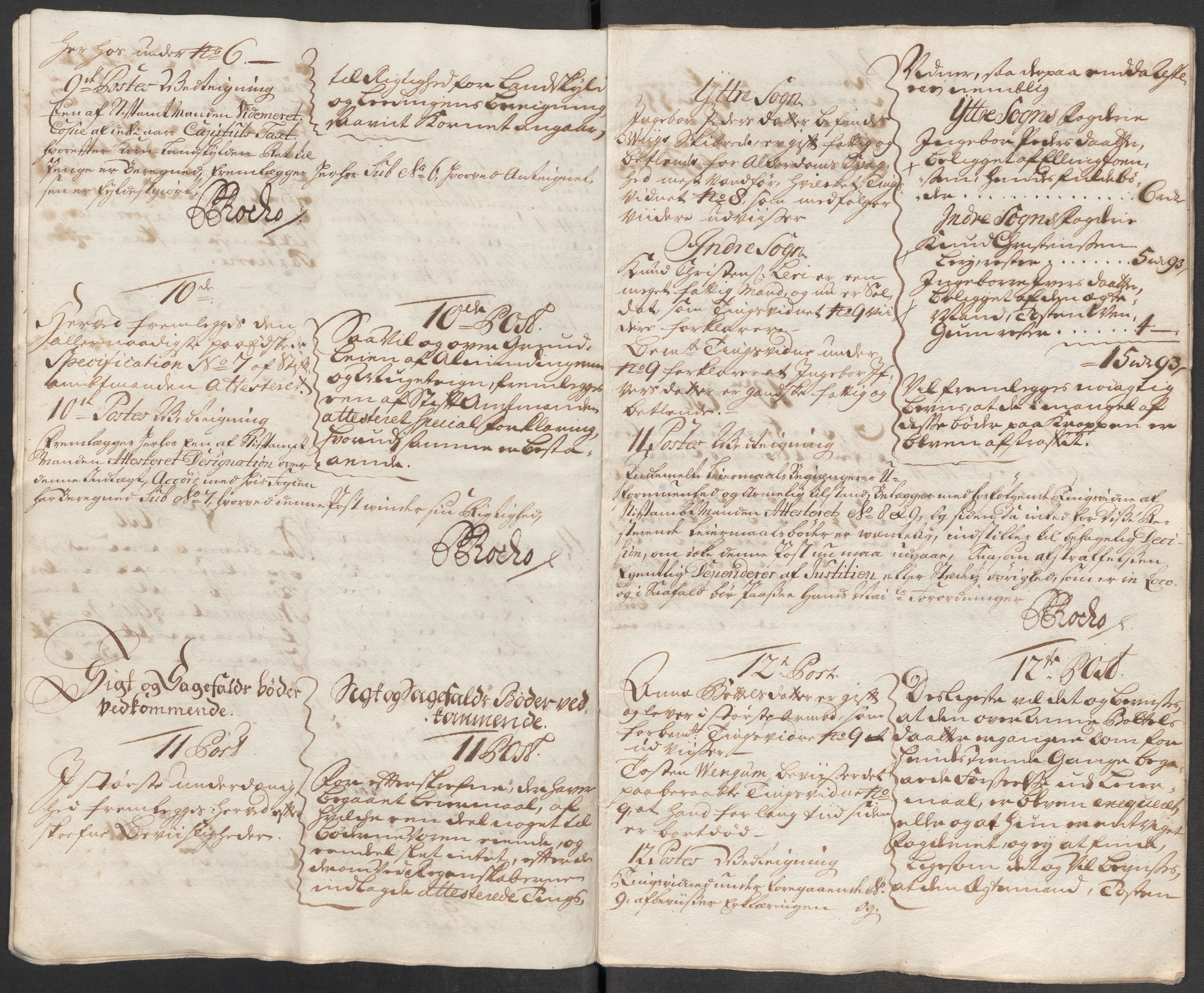 Rentekammeret inntil 1814, Reviderte regnskaper, Fogderegnskap, AV/RA-EA-4092/R52/L3318: Fogderegnskap Sogn, 1712, p. 382