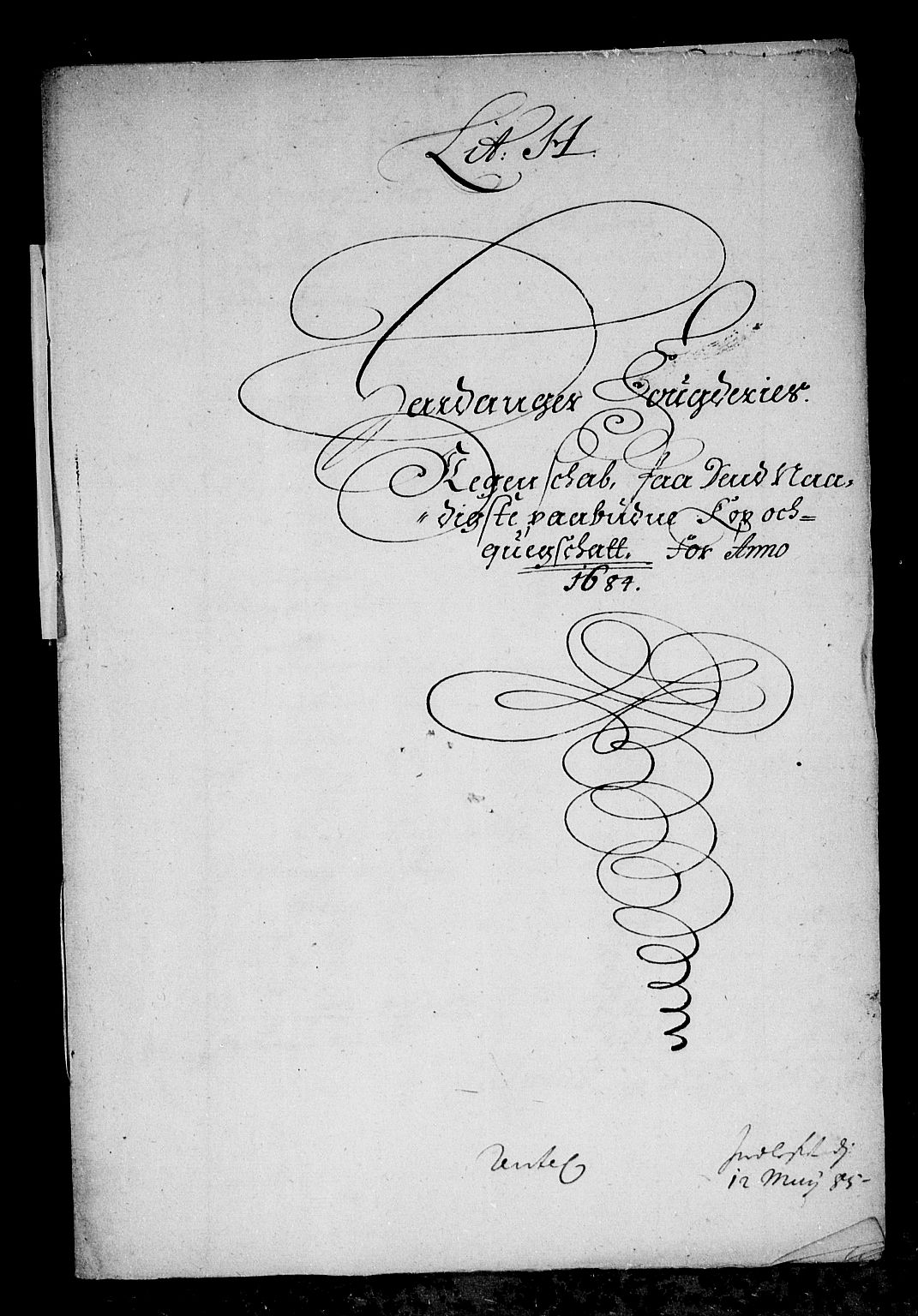 Rentekammeret inntil 1814, Reviderte regnskaper, Stiftamtstueregnskaper, Bergen stiftamt, RA/EA-6043/R/Rc/L0075: Bergen stiftamt, 1682-1684