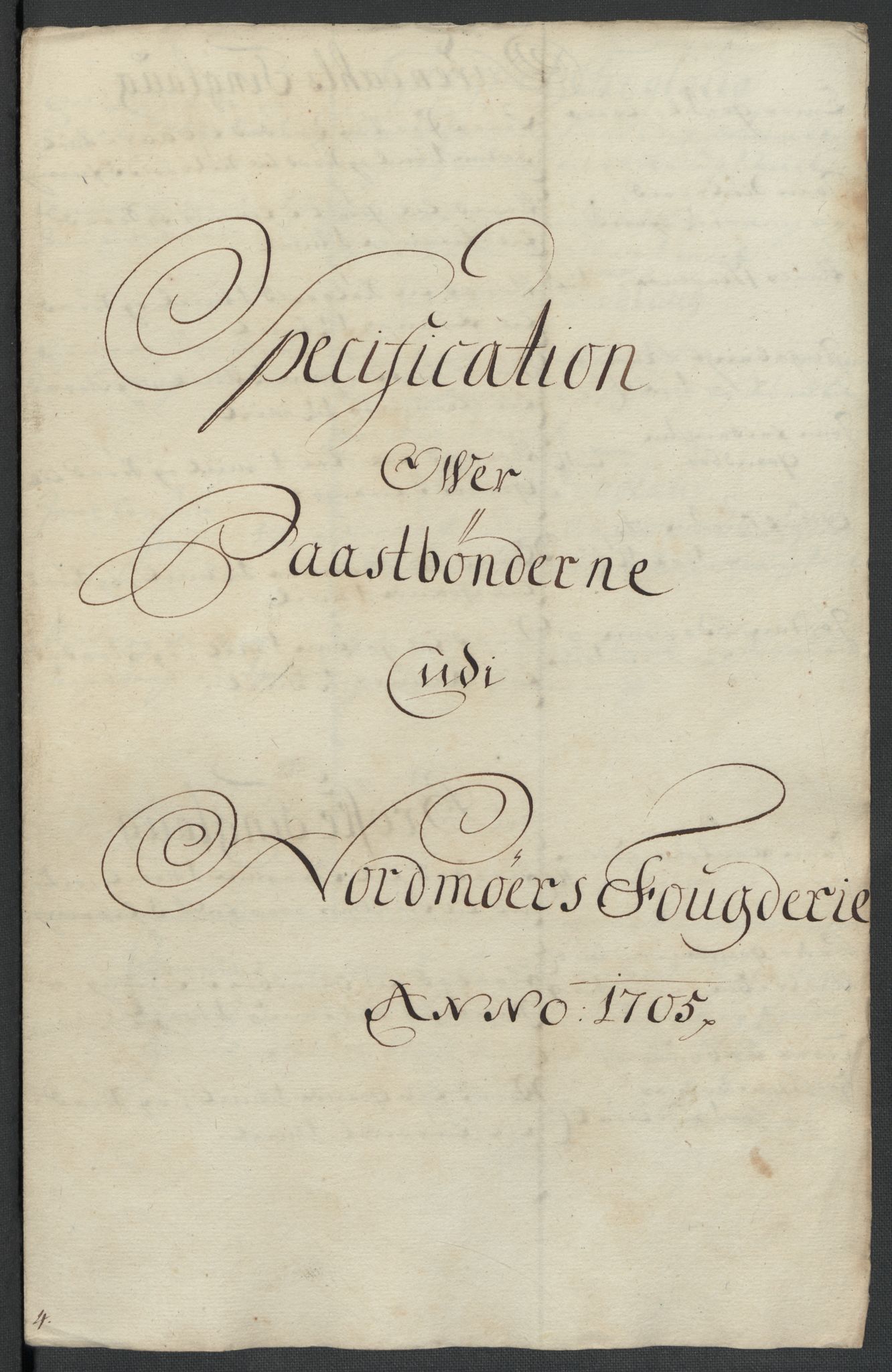 Rentekammeret inntil 1814, Reviderte regnskaper, Fogderegnskap, RA/EA-4092/R56/L3741: Fogderegnskap Nordmøre, 1705, p. 110
