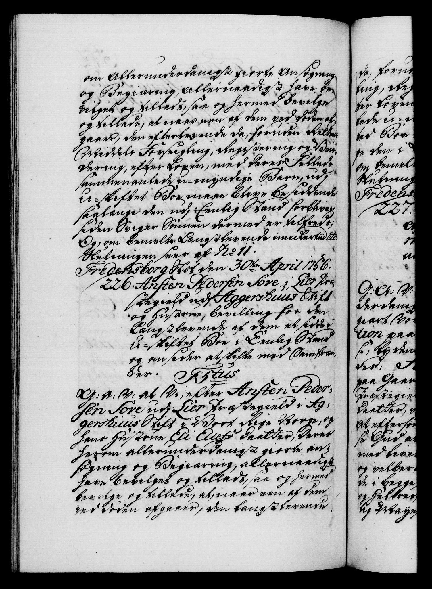 Danske Kanselli 1572-1799, AV/RA-EA-3023/F/Fc/Fca/Fcaa/L0039: Norske registre, 1755-1756, p. 572b