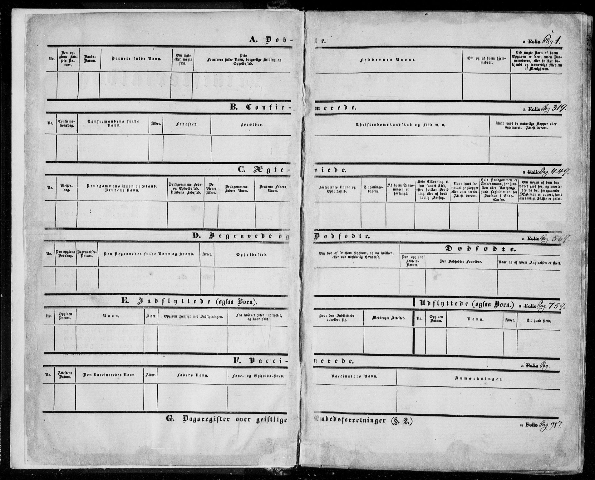 Modum kirkebøker, AV/SAKO-A-234/F/Fa/L0008: Parish register (official) no. 8, 1851-1859, p. 1