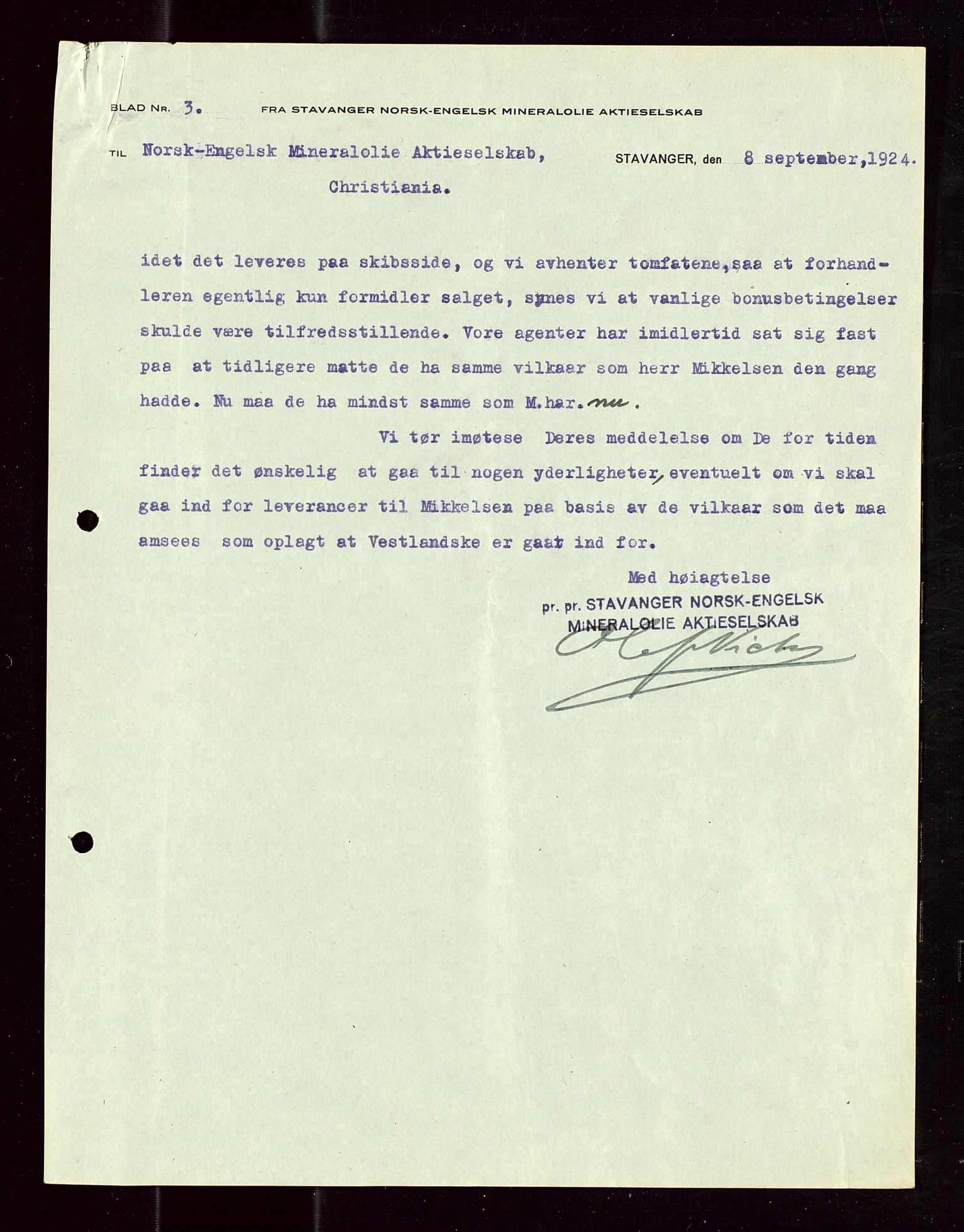 Pa 1521 - A/S Norske Shell, AV/SAST-A-101915/E/Ea/Eaa/L0013: Sjefskorrespondanse, 1924, p. 659