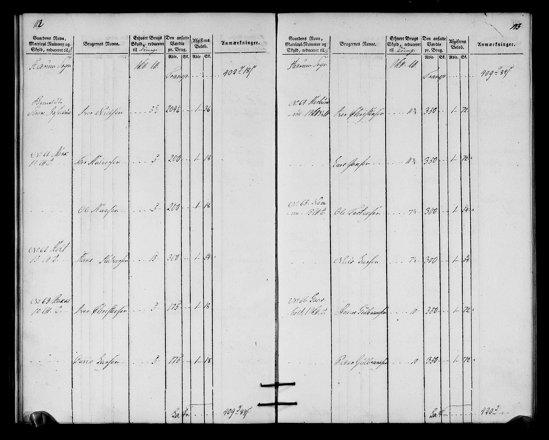 Rentekammeret inntil 1814, Realistisk ordnet avdeling, AV/RA-EA-4070/N/Ne/Nea/L0179: Larvik grevskap. Oppebørselsregister, 1803, p. 59