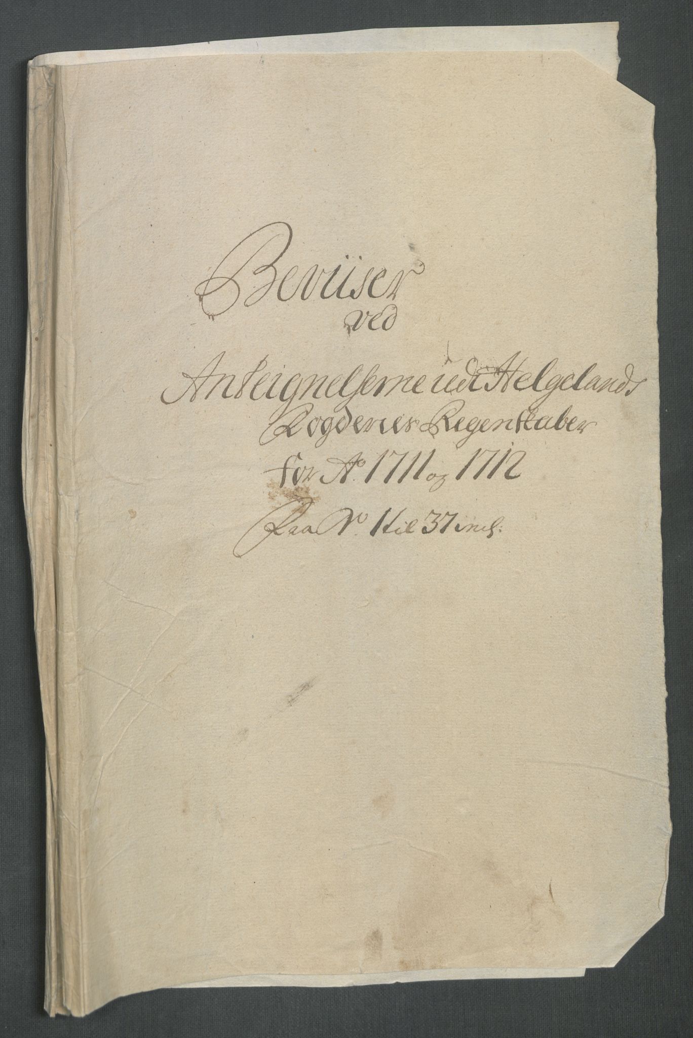 Rentekammeret inntil 1814, Reviderte regnskaper, Fogderegnskap, AV/RA-EA-4092/R65/L4512: Fogderegnskap Helgeland, 1712-1713, p. 169