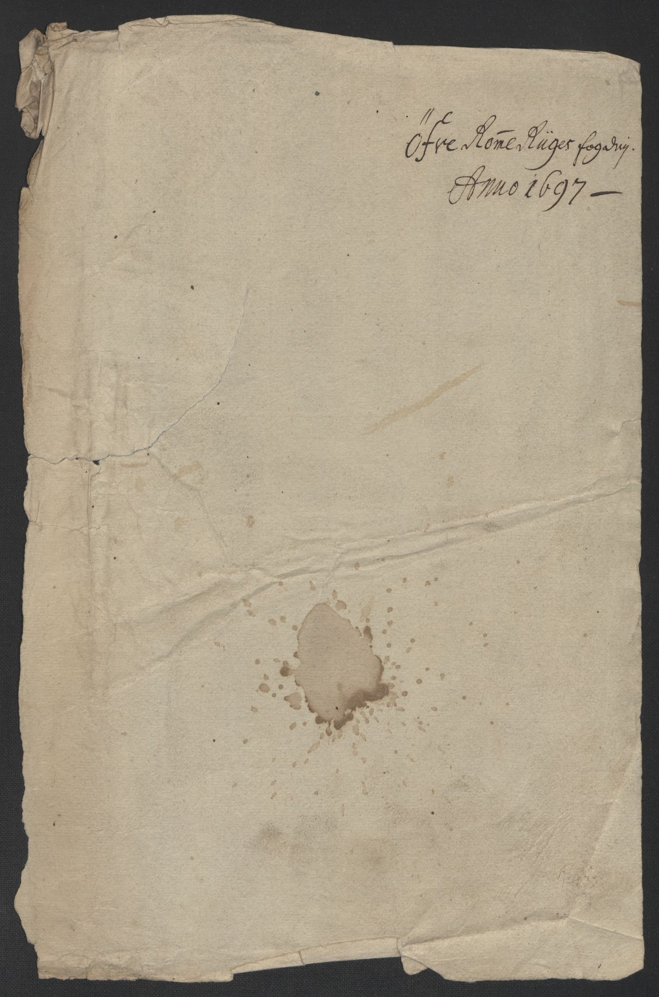 Rentekammeret inntil 1814, Reviderte regnskaper, Fogderegnskap, AV/RA-EA-4092/R12/L0709: Fogderegnskap Øvre Romerike, 1697, p. 4