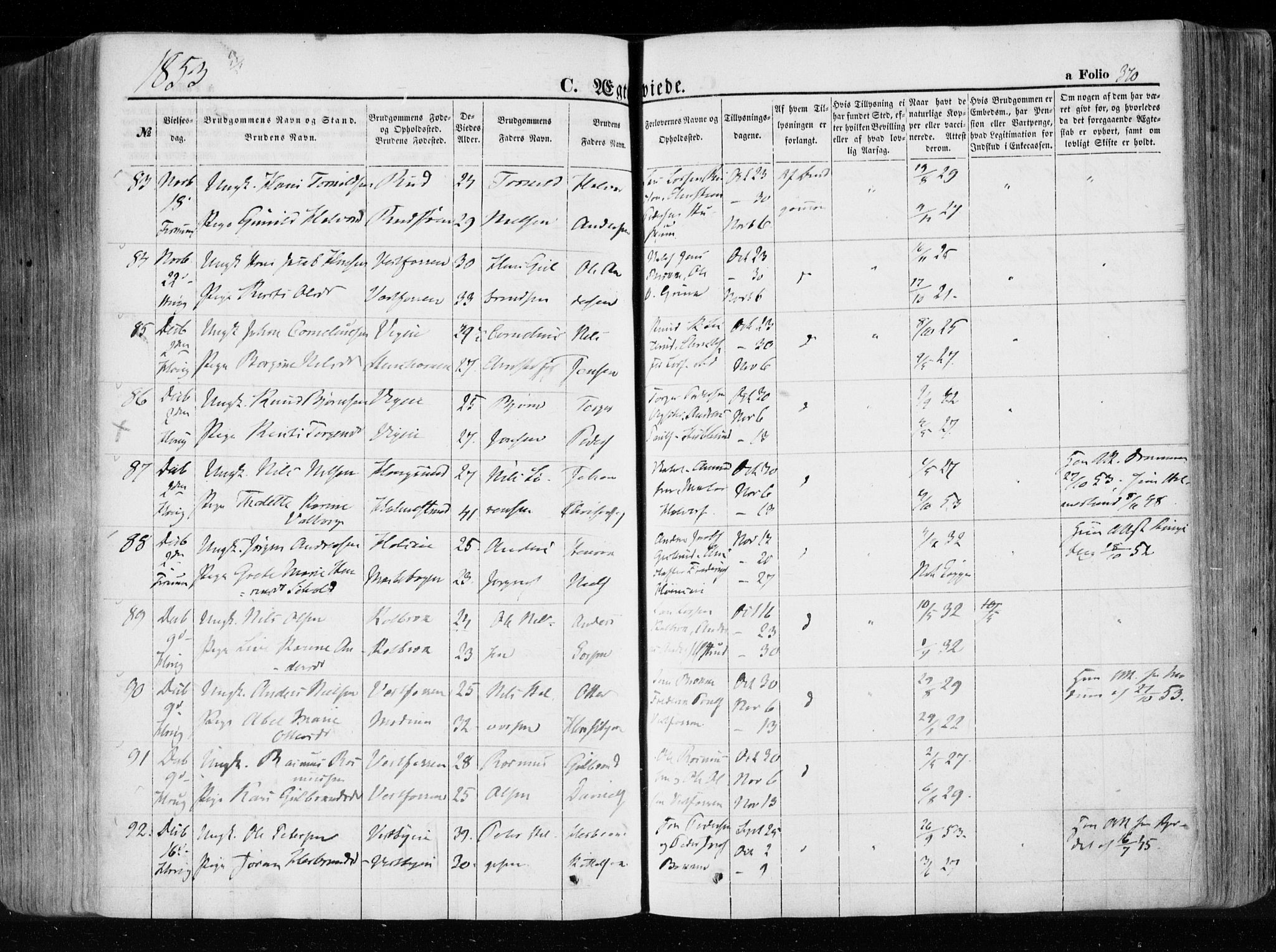 Eiker kirkebøker, AV/SAKO-A-4/F/Fa/L0014: Parish register (official) no. I 14, 1846-1854, p. 370