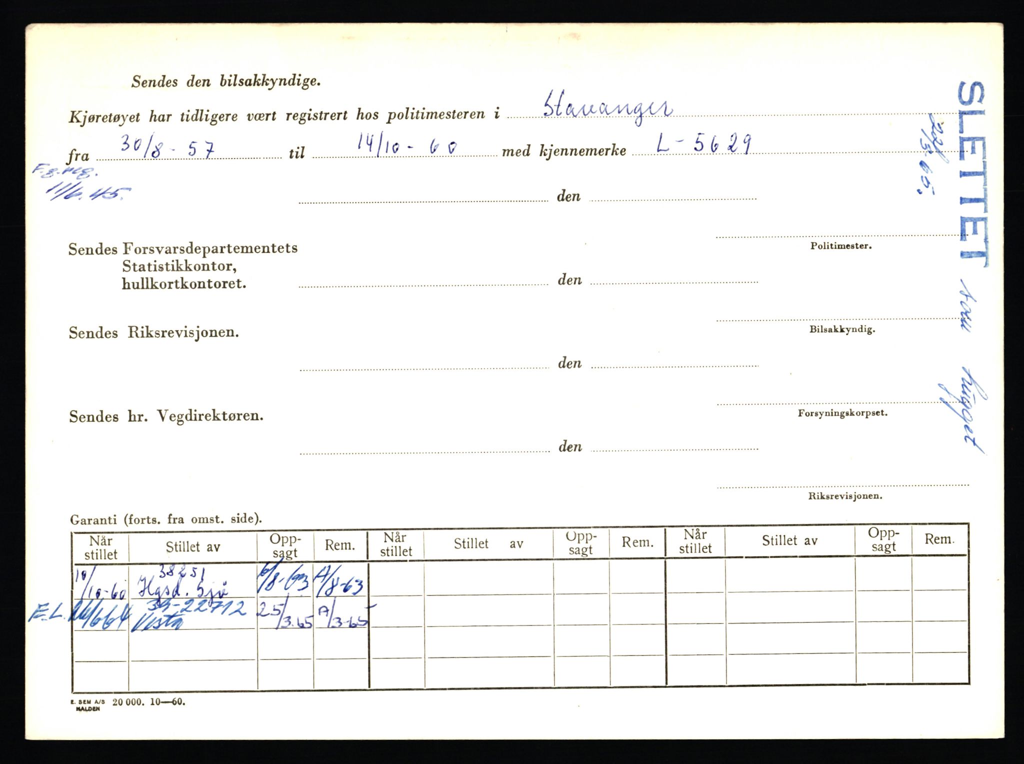 Stavanger trafikkstasjon, AV/SAST-A-101942/0/F/L0053: L-52900 - L-54199, 1930-1971, p. 160