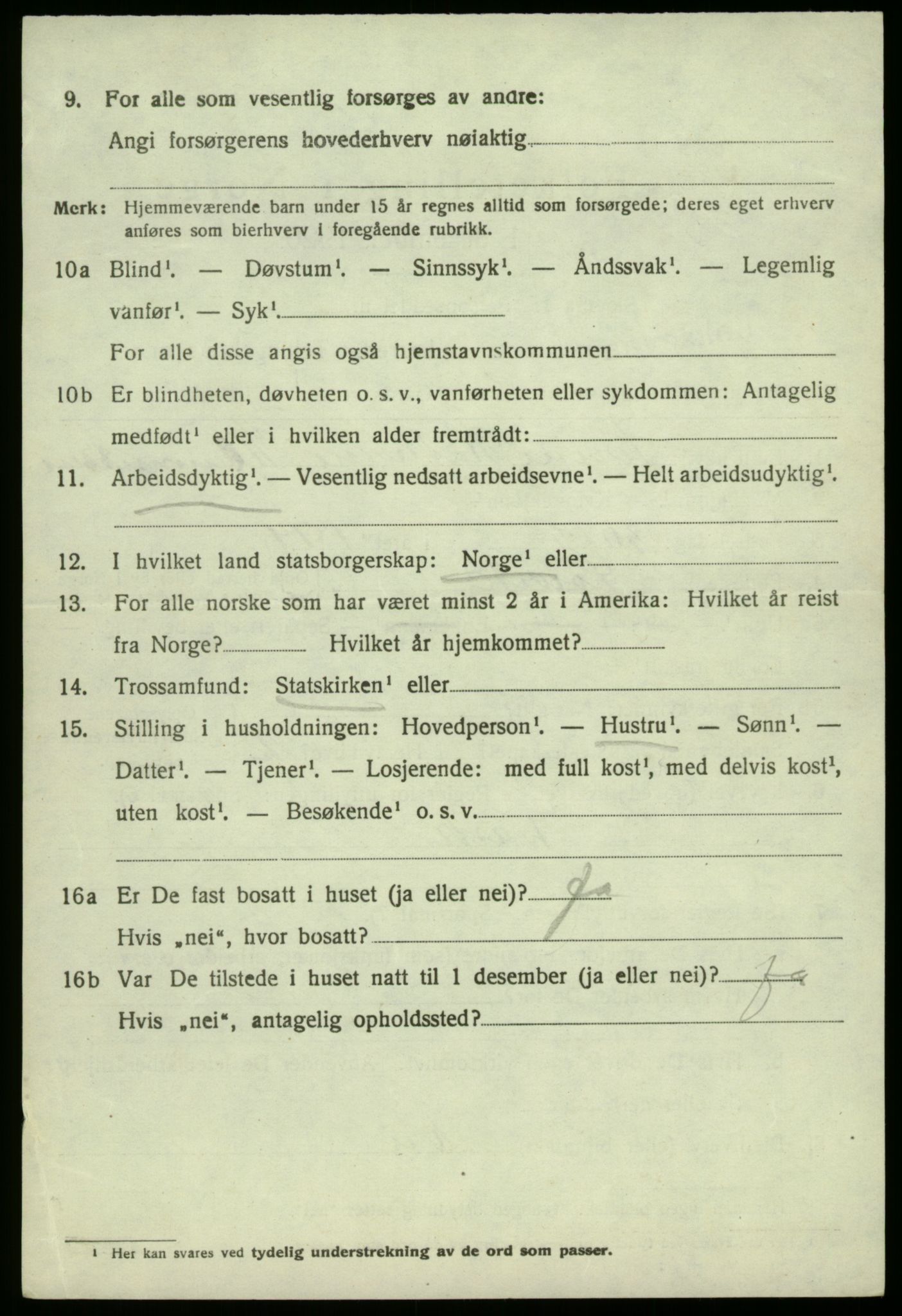 SAB, 1920 census for Laksevåg, 1920, p. 3337