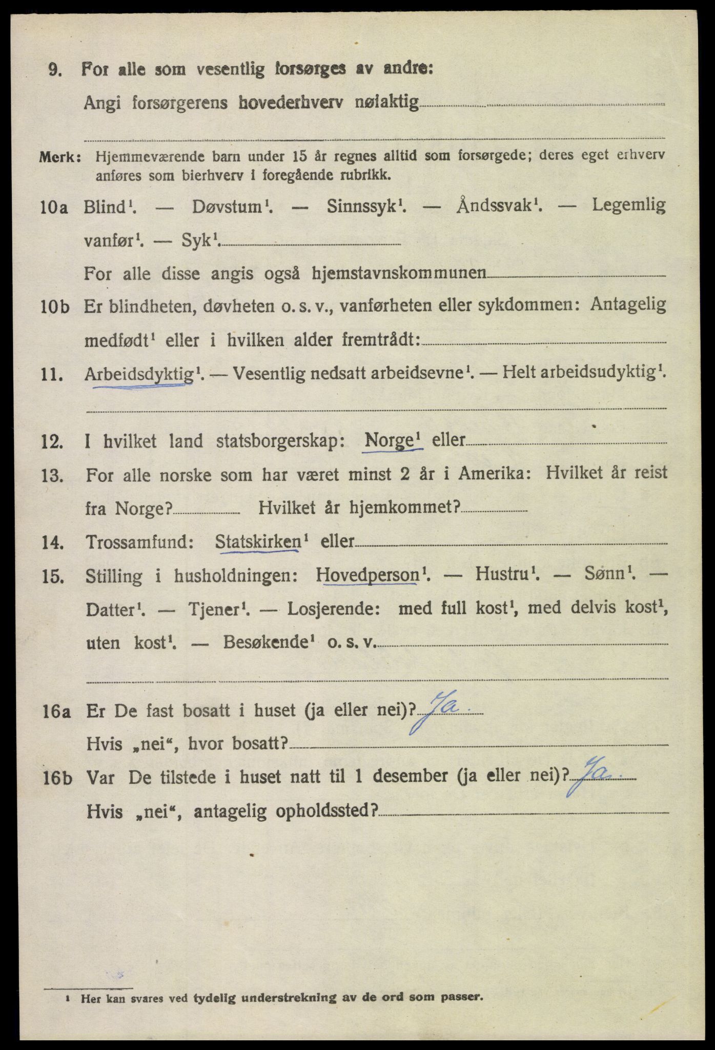 SAH, 1920 census for Eidskog, 1920, p. 2940