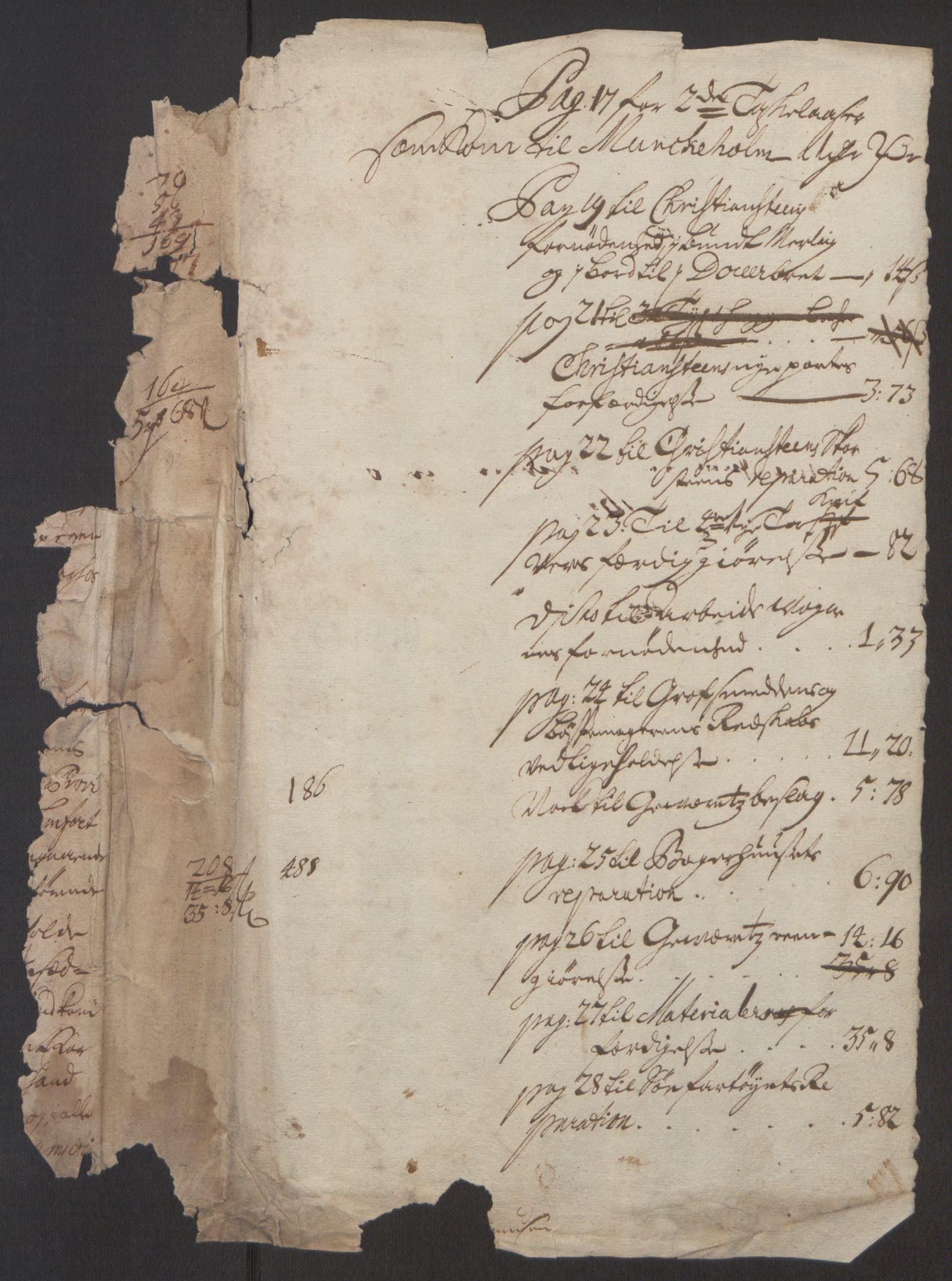 Rentekammeret inntil 1814, Reviderte regnskaper, Fogderegnskap, AV/RA-EA-4092/R63/L4308: Fogderegnskap Inderøy, 1692-1694, p. 278