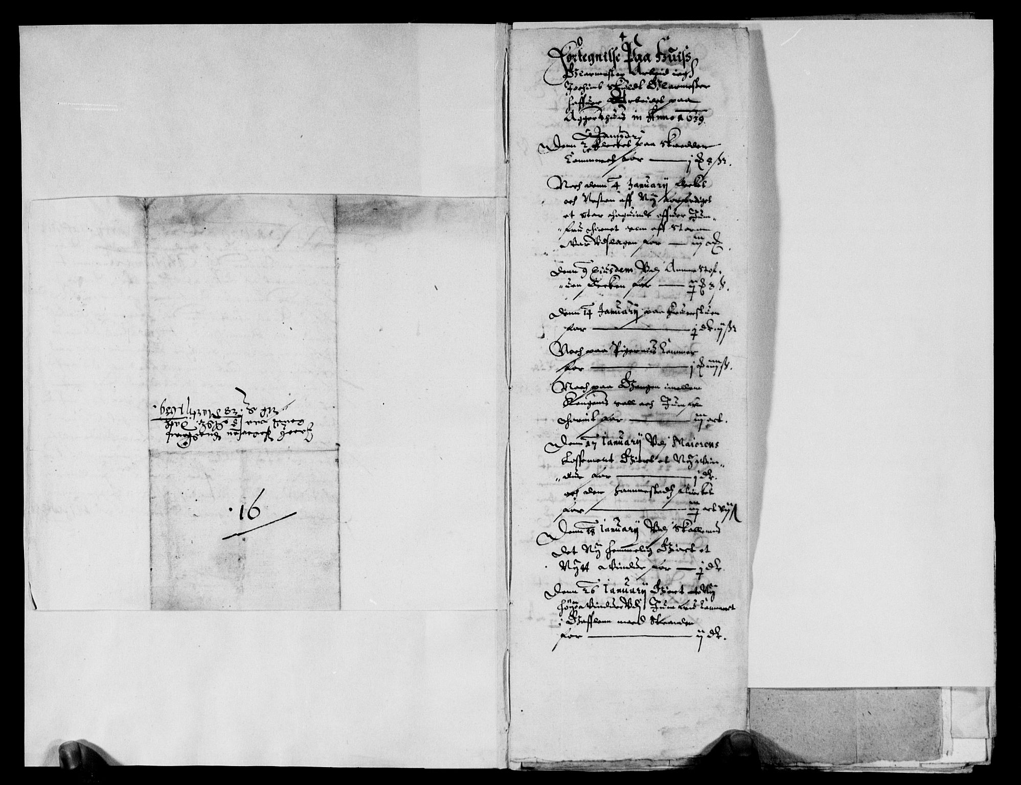 Rentekammeret inntil 1814, Reviderte regnskaper, Lensregnskaper, RA/EA-5023/R/Rb/Rba/L0142: Akershus len, 1638-1639