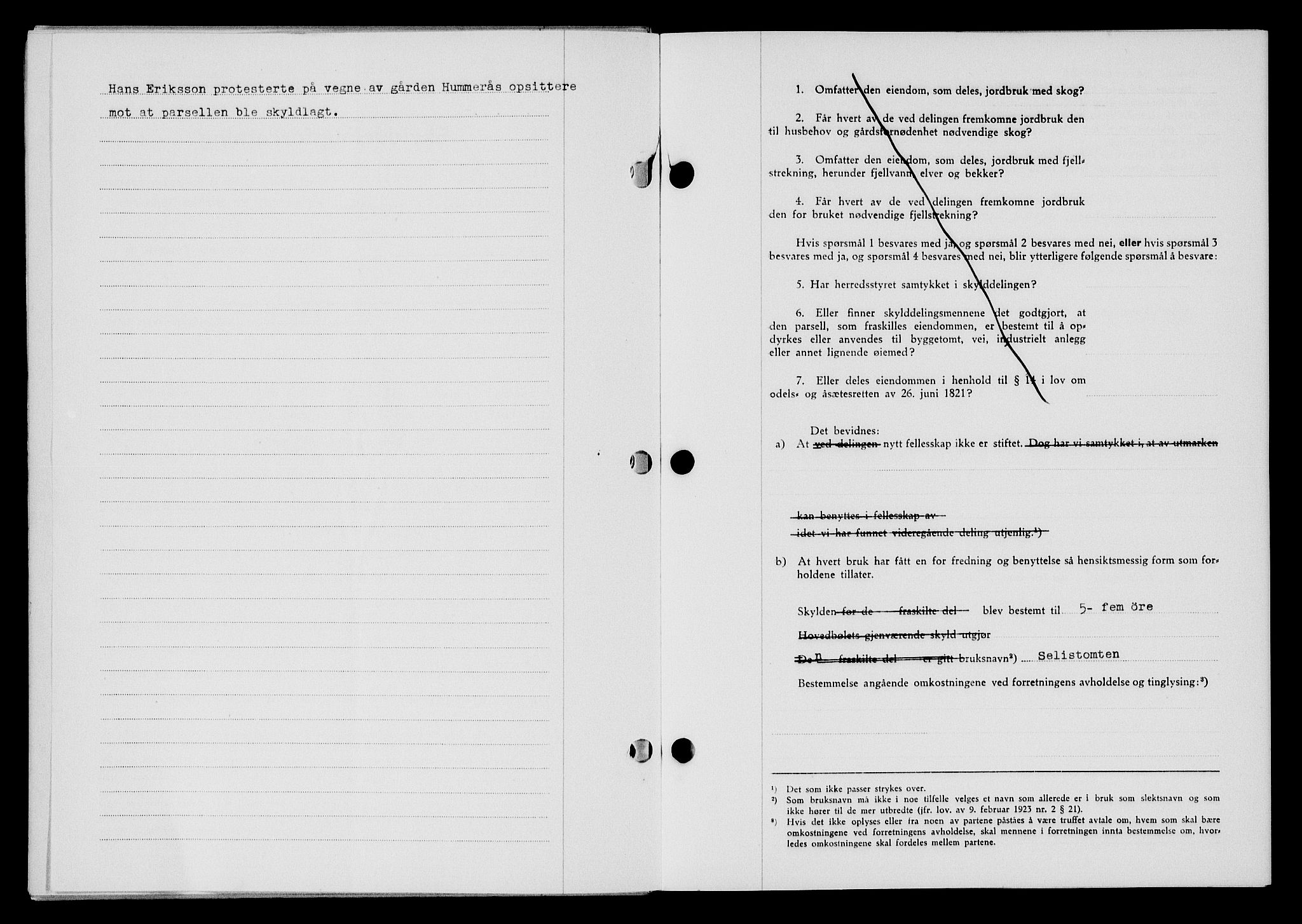 Flekkefjord sorenskriveri, SAK/1221-0001/G/Gb/Gba/L0058: Mortgage book no. A-6, 1942-1944, Diary no: : 284/1943