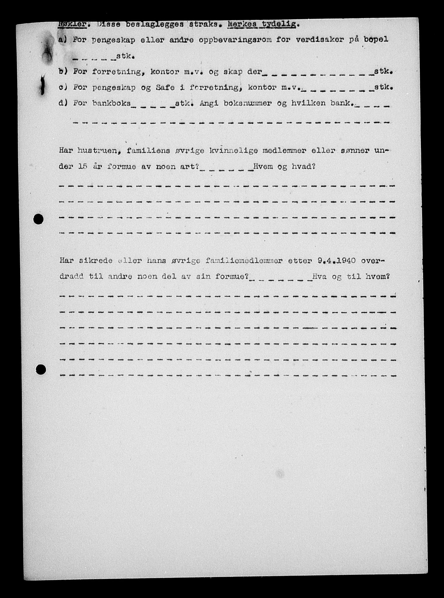 Justisdepartementet, Tilbakeføringskontoret for inndratte formuer, AV/RA-S-1564/H/Hc/Hcc/L0927: --, 1945-1947, p. 398
