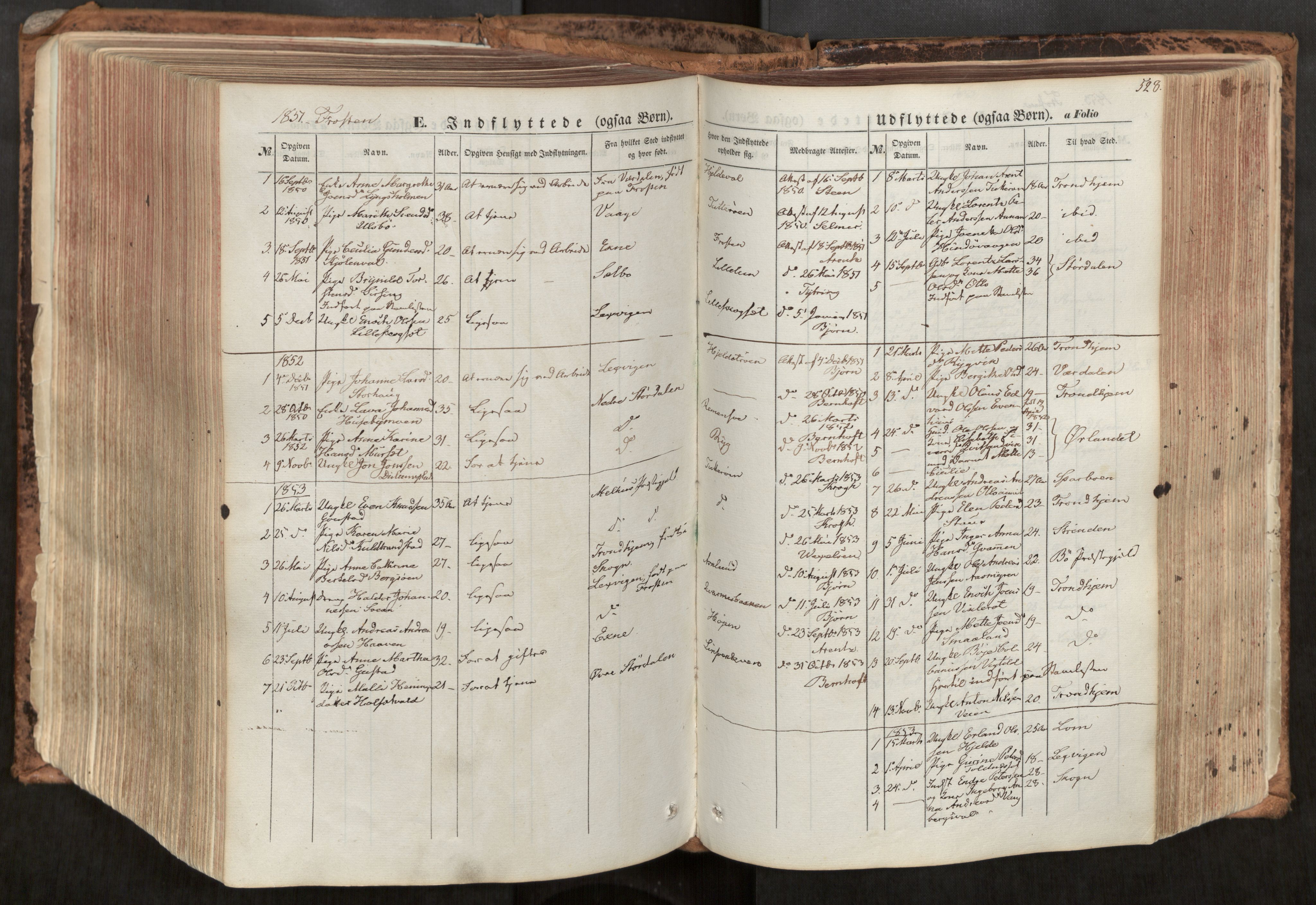 Ministerialprotokoller, klokkerbøker og fødselsregistre - Nord-Trøndelag, SAT/A-1458/713/L0116: Parish register (official) no. 713A07, 1850-1877, p. 528