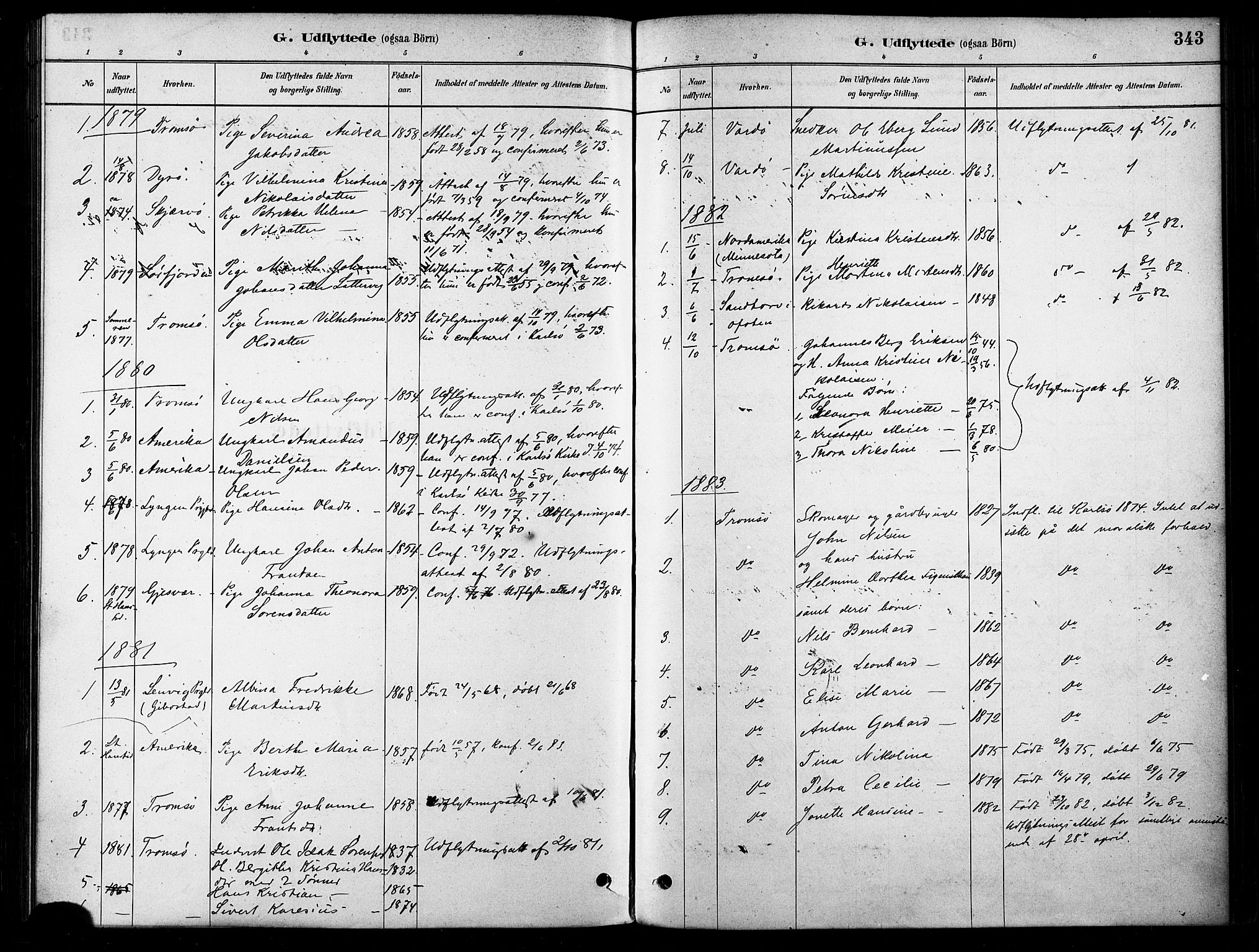 Karlsøy sokneprestembete, SATØ/S-1299/H/Ha/Haa/L0006kirke: Parish register (official) no. 6, 1879-1890, p. 343