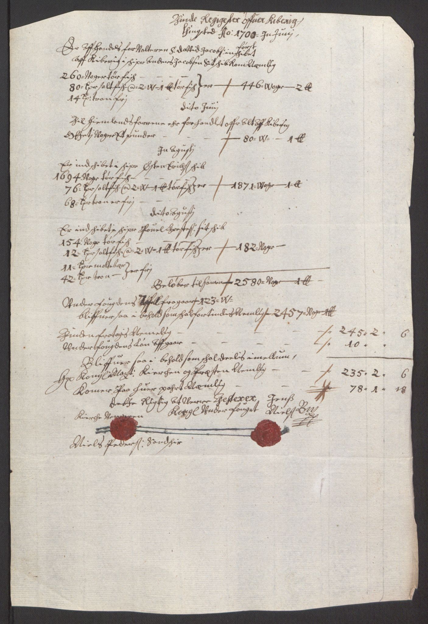 Rentekammeret inntil 1814, Reviderte regnskaper, Fogderegnskap, AV/RA-EA-4092/R69/L4851: Fogderegnskap Finnmark/Vardøhus, 1691-1700, p. 471