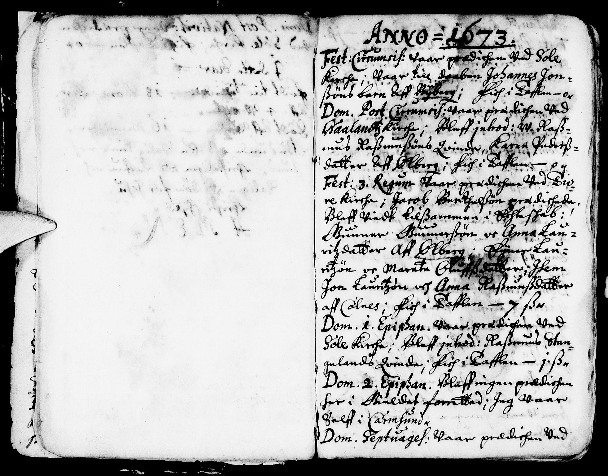 Håland sokneprestkontor, AV/SAST-A-101802/001/30BA/L0001: Parish register (official) no. A 1, 1671-1722