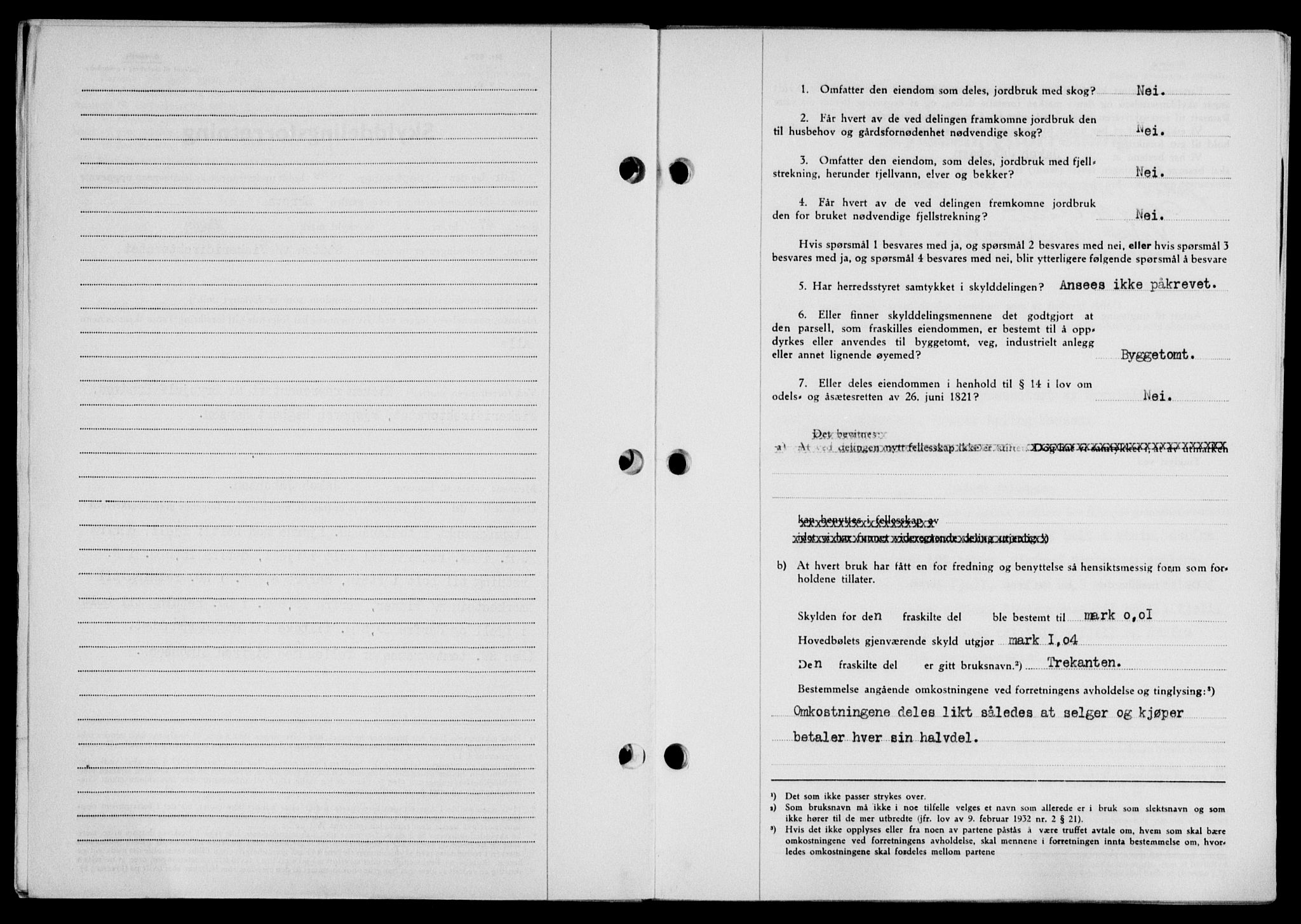 Lofoten sorenskriveri, SAT/A-0017/1/2/2C/L0021a: Mortgage book no. 21a, 1949-1949, Diary no: : 2310/1949