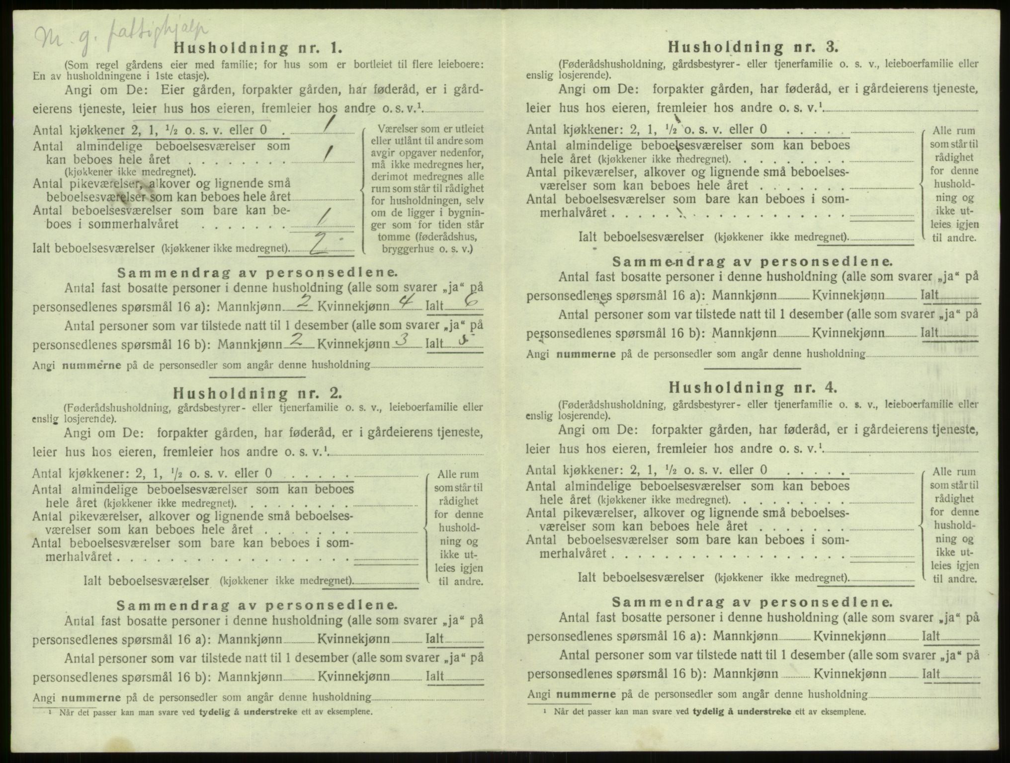 SAB, 1920 census for Alversund, 1920, p. 793