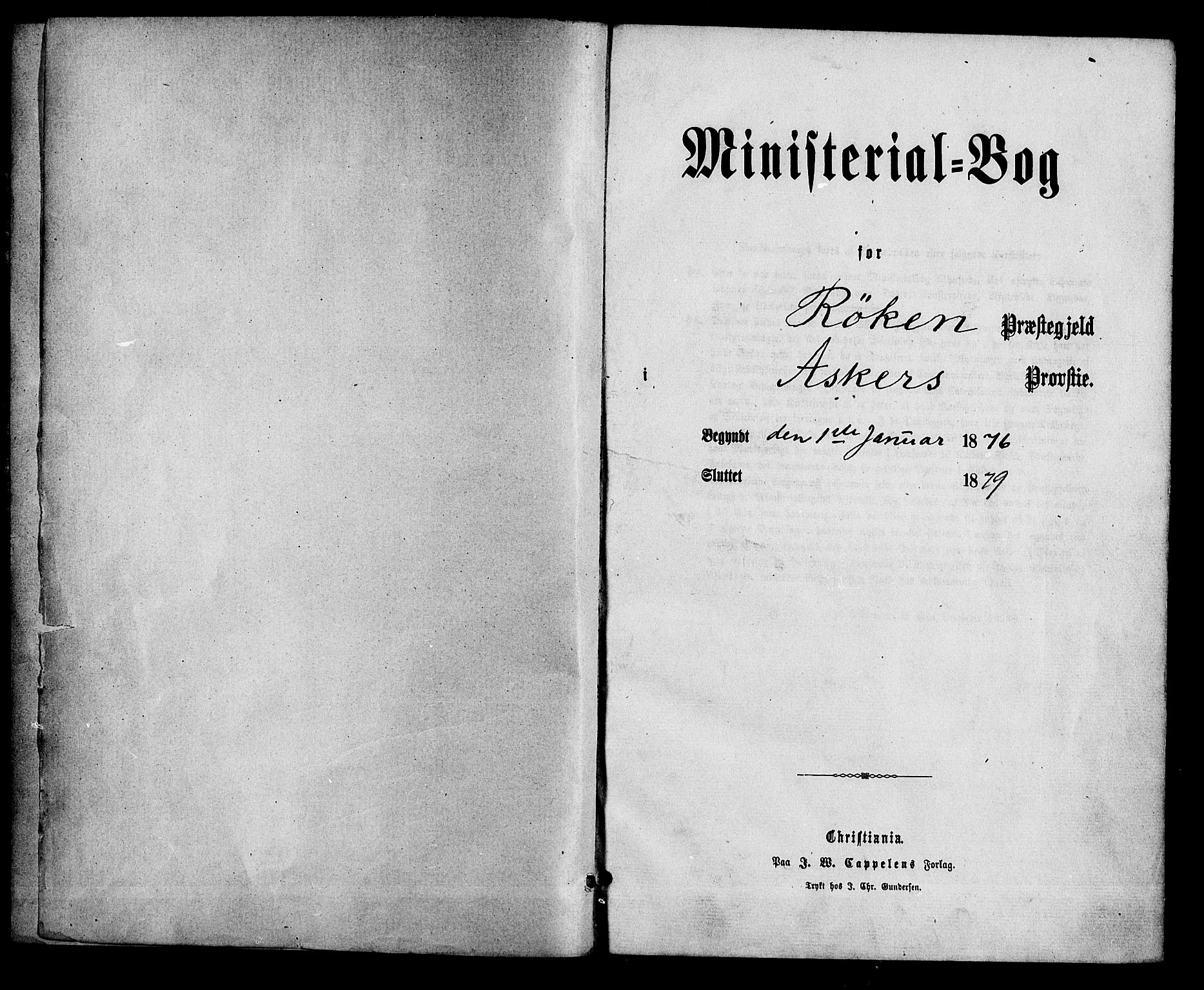 Røyken kirkebøker, SAKO/A-241/F/Fa/L0007: Parish register (official) no. 7, 1876-1879