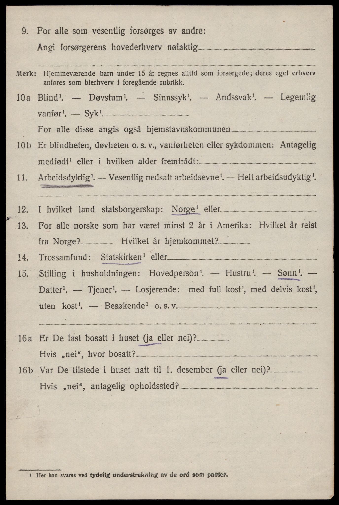 SAST, 1920 census for Varhaug, 1920, p. 4136