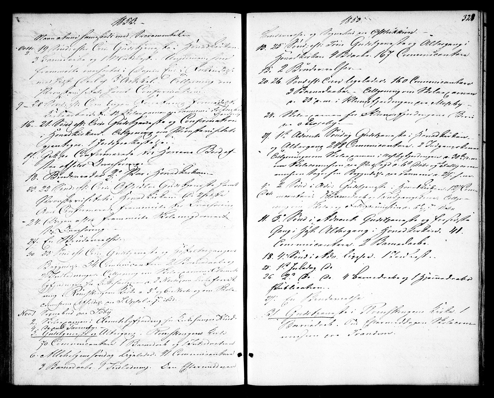 Rødenes prestekontor Kirkebøker, SAO/A-2005/F/Fa/L0006: Parish register (official) no. I 6, 1850-1859, p. 328