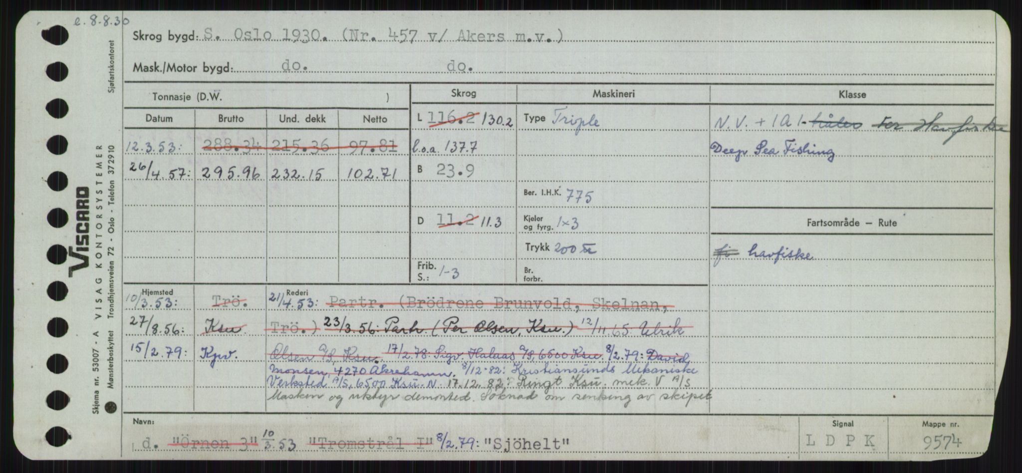 Sjøfartsdirektoratet med forløpere, Skipsmålingen, RA/S-1627/H/Ha/L0005/0001: Fartøy, S-Sven / Fartøy, S-Skji, p. 547