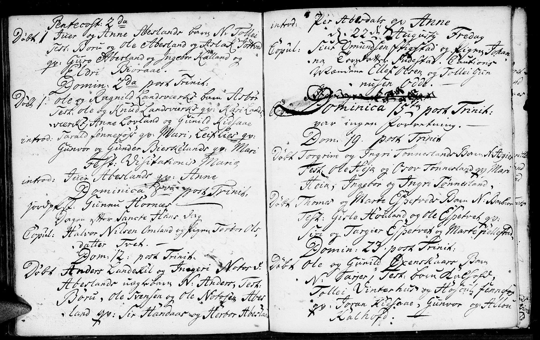 Evje sokneprestkontor, AV/SAK-1111-0008/F/Fa/Fab/L0001: Parish register (official) no. A 1, 1704-1764, p. 250-251