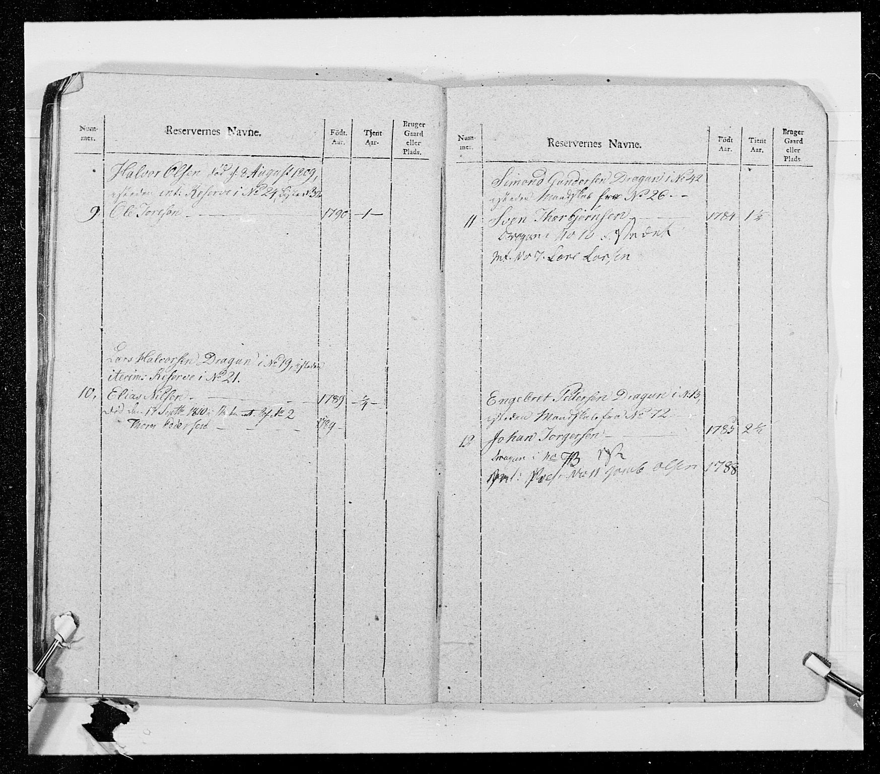 Generalitets- og kommissariatskollegiet, Det kongelige norske kommissariatskollegium, AV/RA-EA-5420/E/Eh/L0012: Smålenske dragonregiment, 1810, p. 535