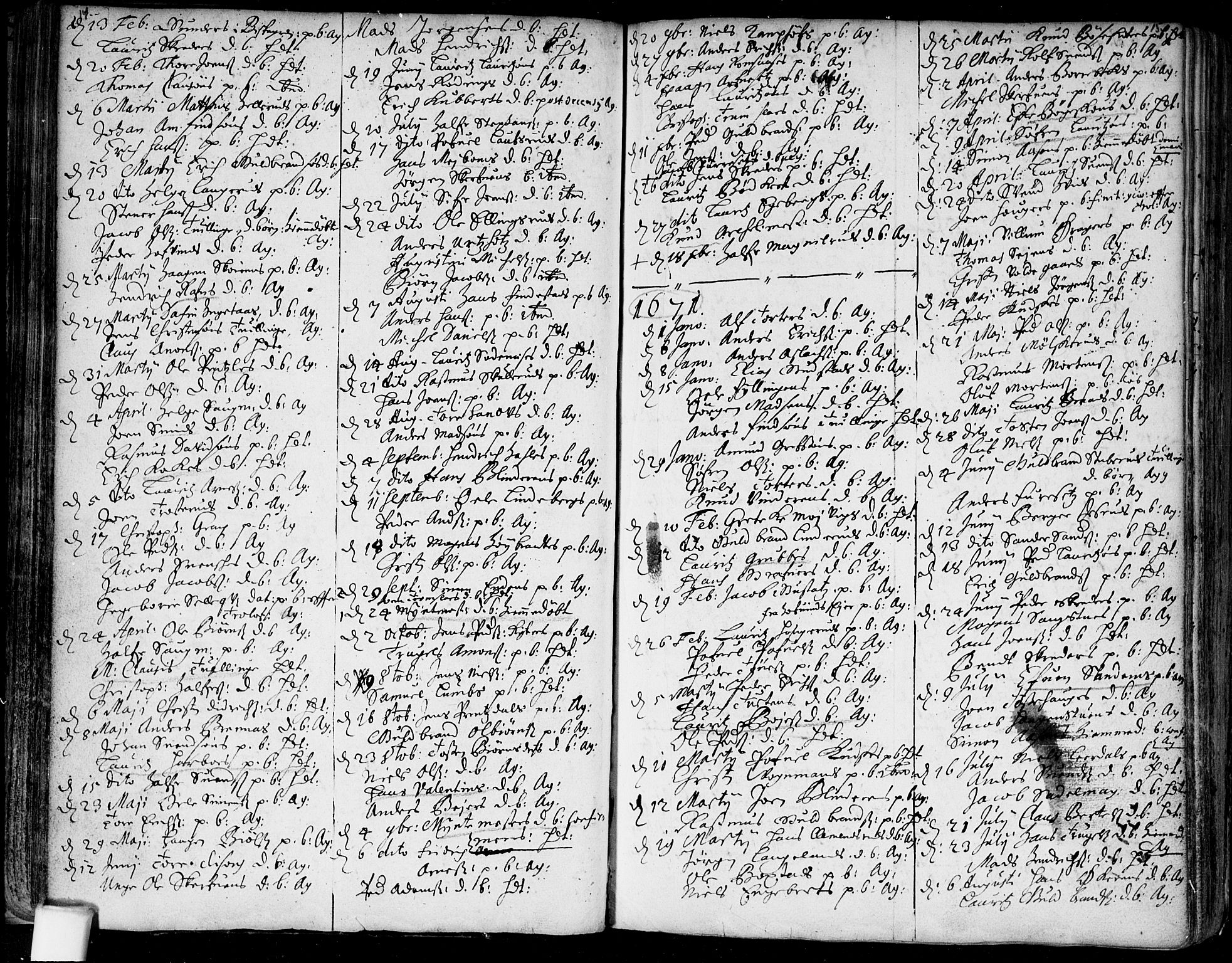 Aker prestekontor kirkebøker, AV/SAO-A-10861/F/L0001: Parish register (official) no. 1, 1656-1688