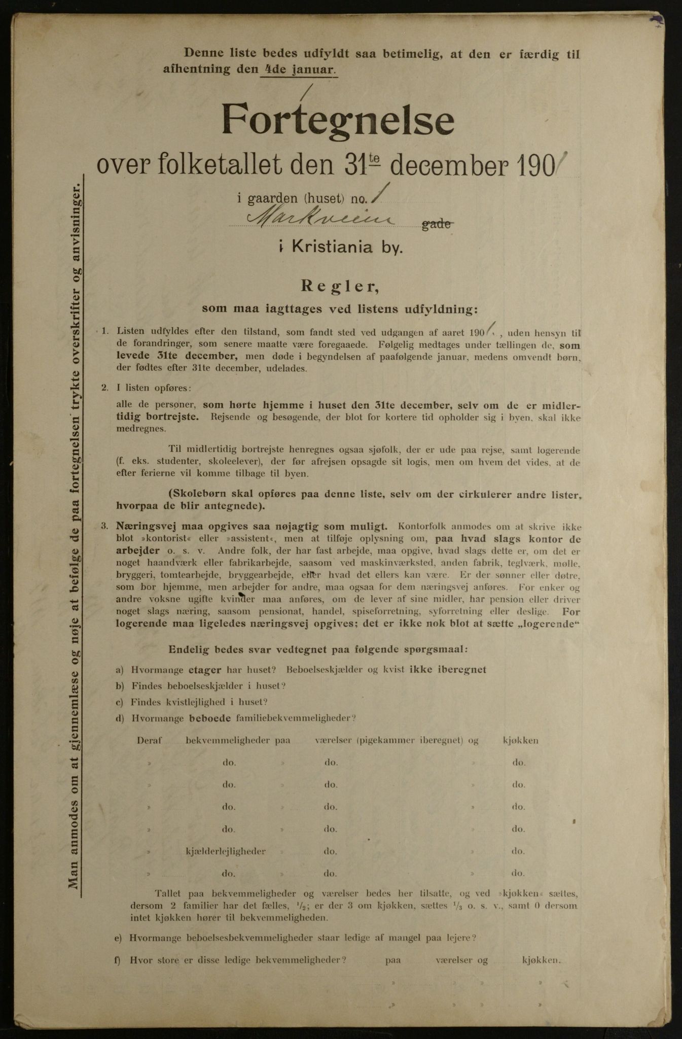 OBA, Municipal Census 1901 for Kristiania, 1901, p. 9749