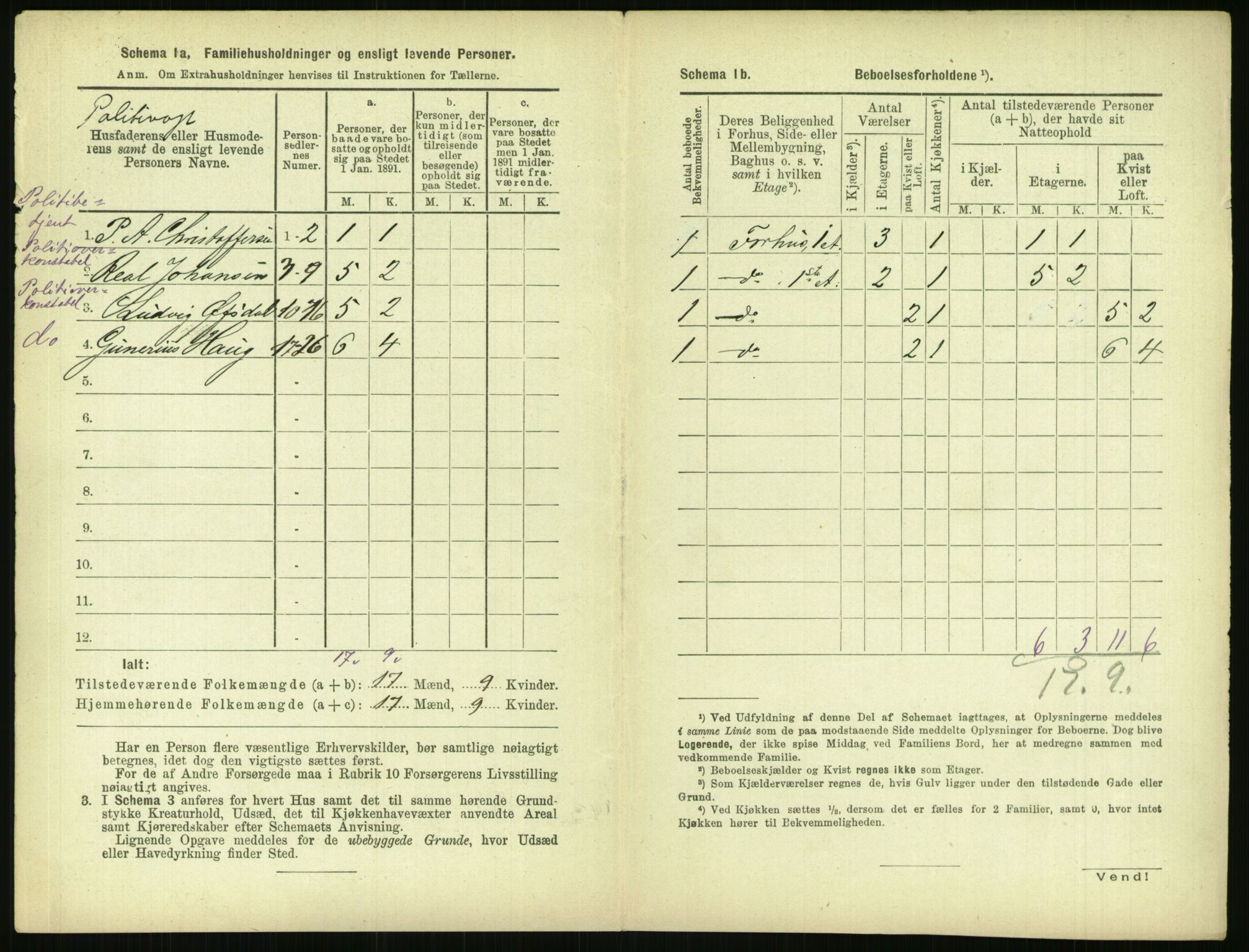 RA, 1891 census for 0301 Kristiania, 1891, p. 120889