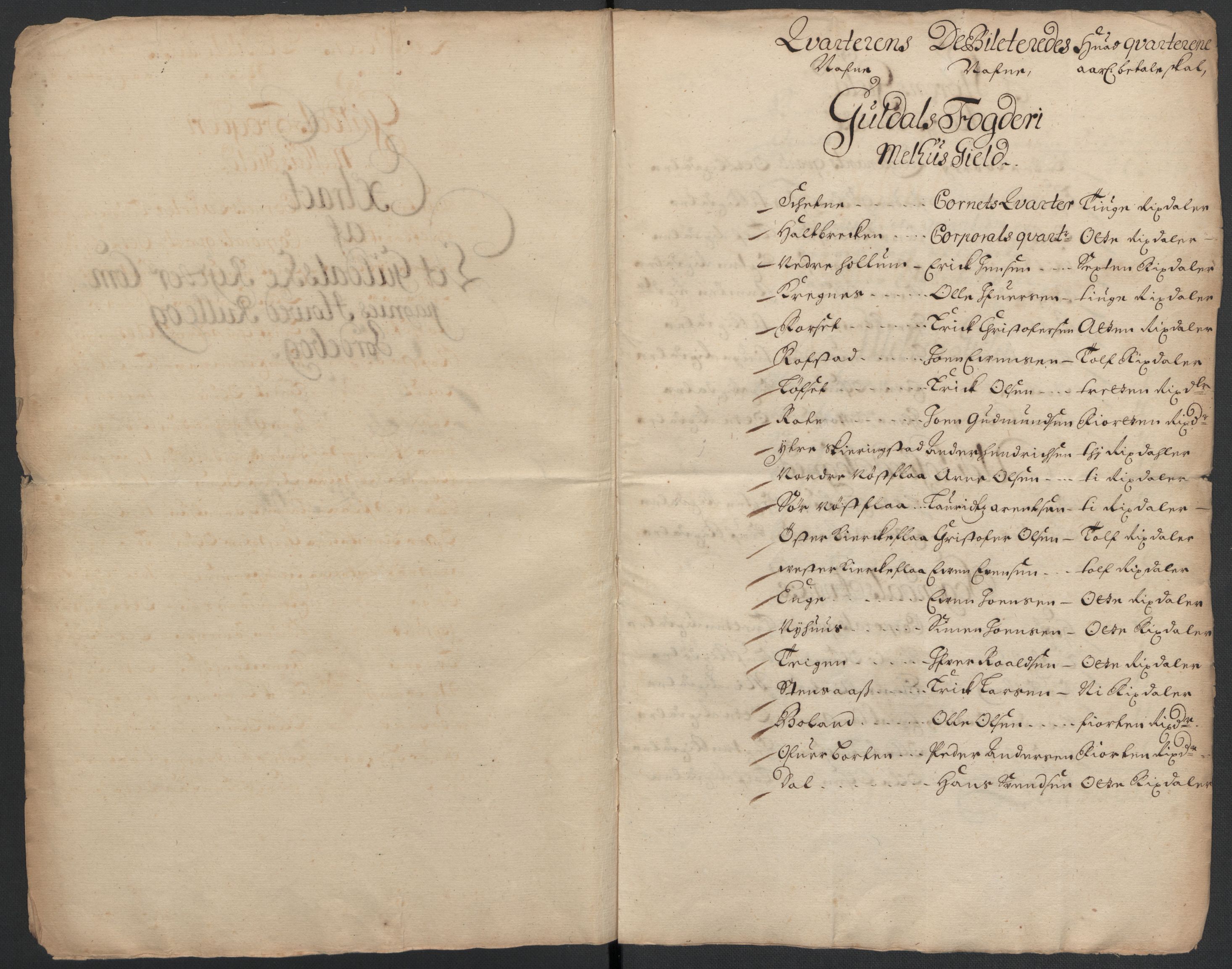 Rentekammeret inntil 1814, Reviderte regnskaper, Fogderegnskap, AV/RA-EA-4092/R59/L3940: Fogderegnskap Gauldal, 1689-1690, p. 379