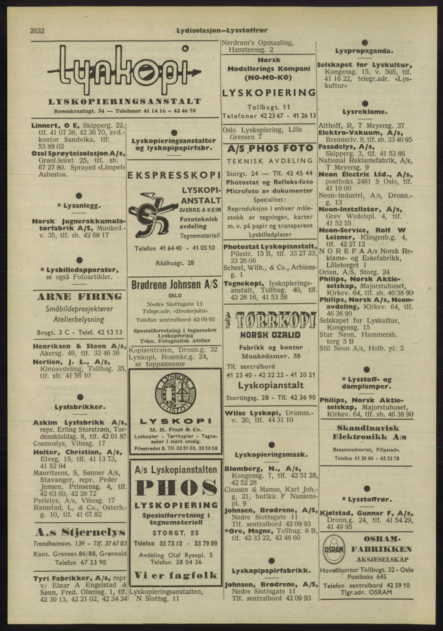 Kristiania/Oslo adressebok, PUBL/-, 1955, p. 2632