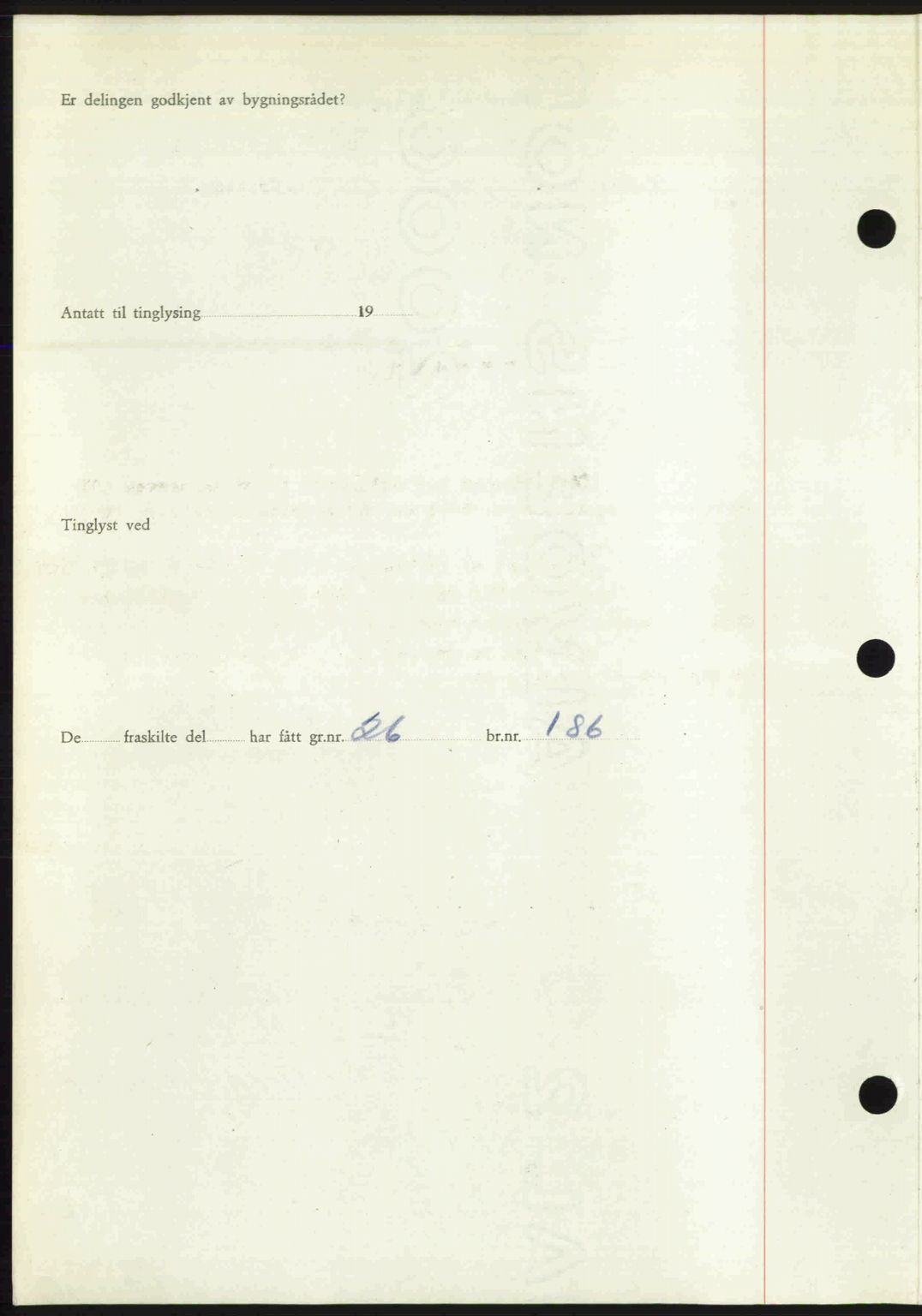 Romsdal sorenskriveri, SAT/A-4149/1/2/2C: Mortgage book no. A24, 1947-1947, Diary no: : 3219/1947