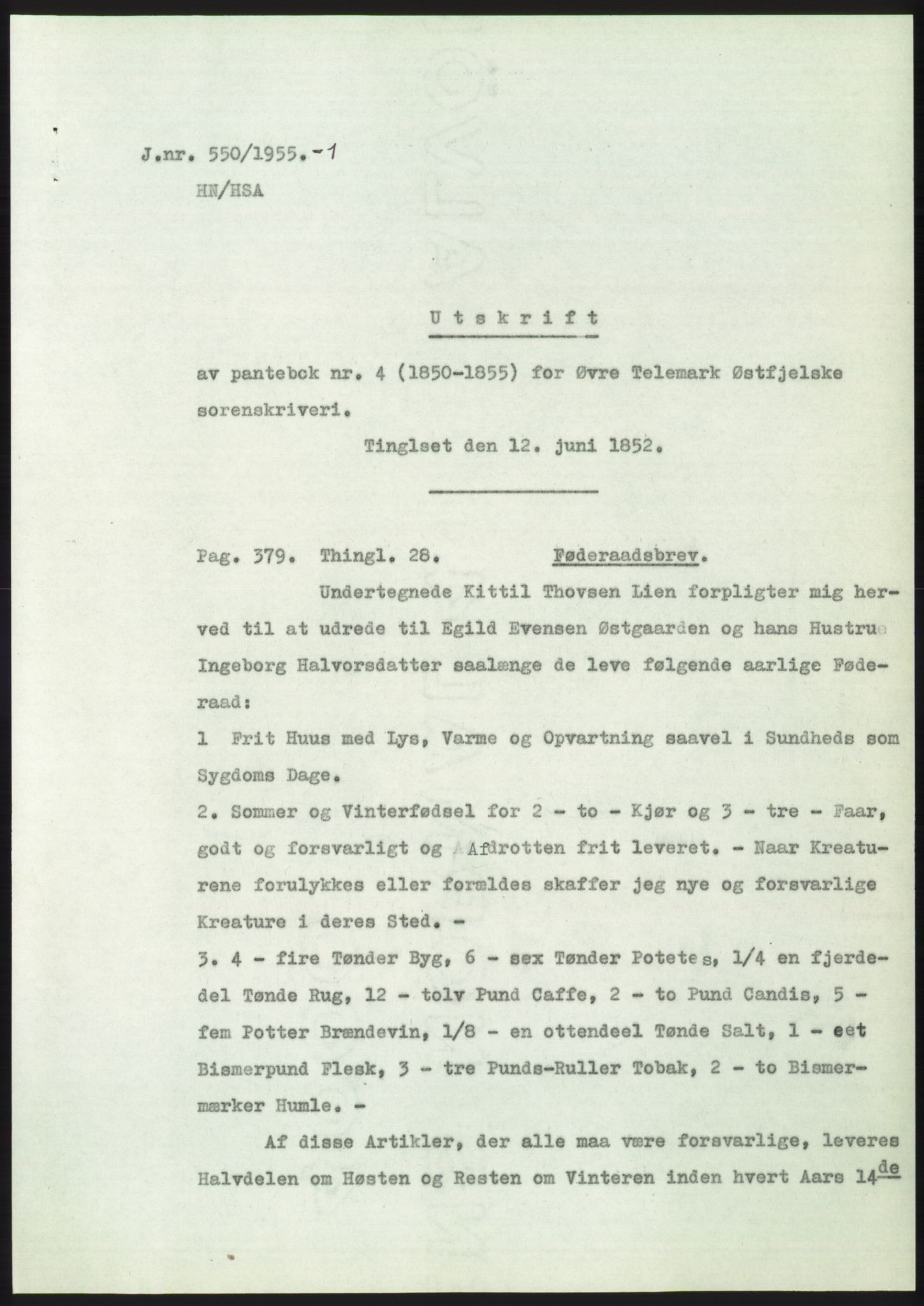 Statsarkivet i Kongsberg, SAKO/A-0001, 1955, p. 324